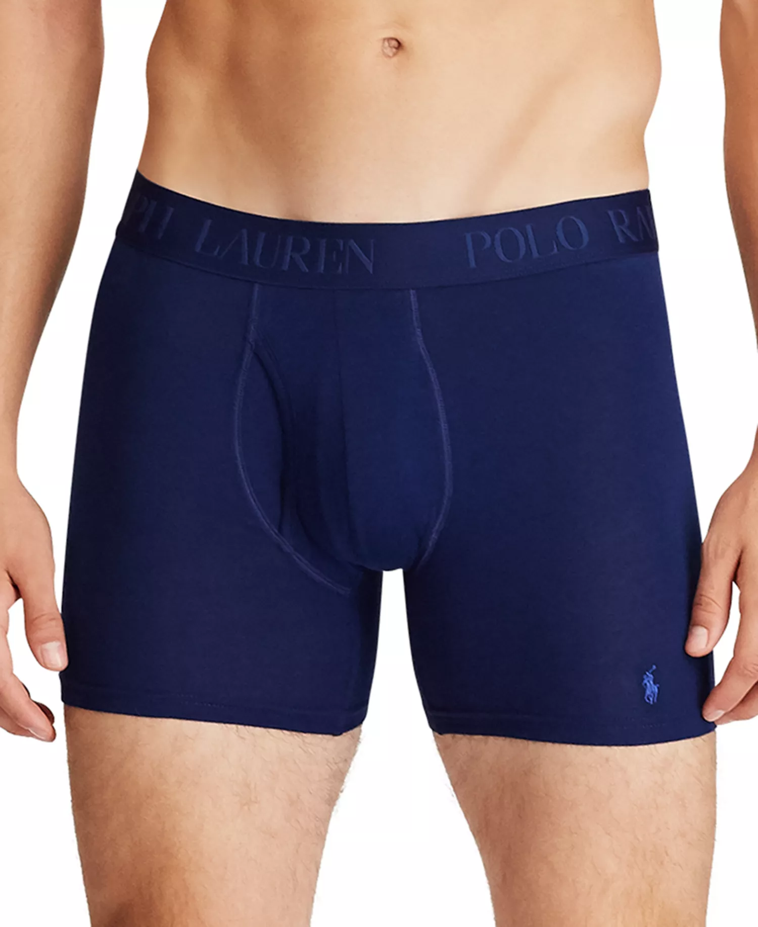 Men's 3-Pack 4D Flex Modal Boxer Briefs - Blue Assorted - L