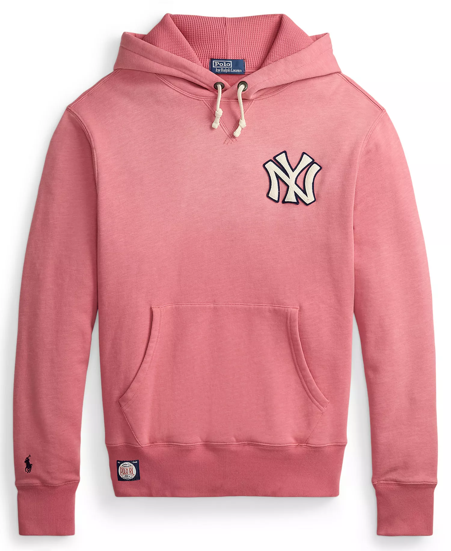 Men's Yankees Logo Fleece Hoodie - Adirondack Berry - 2XL