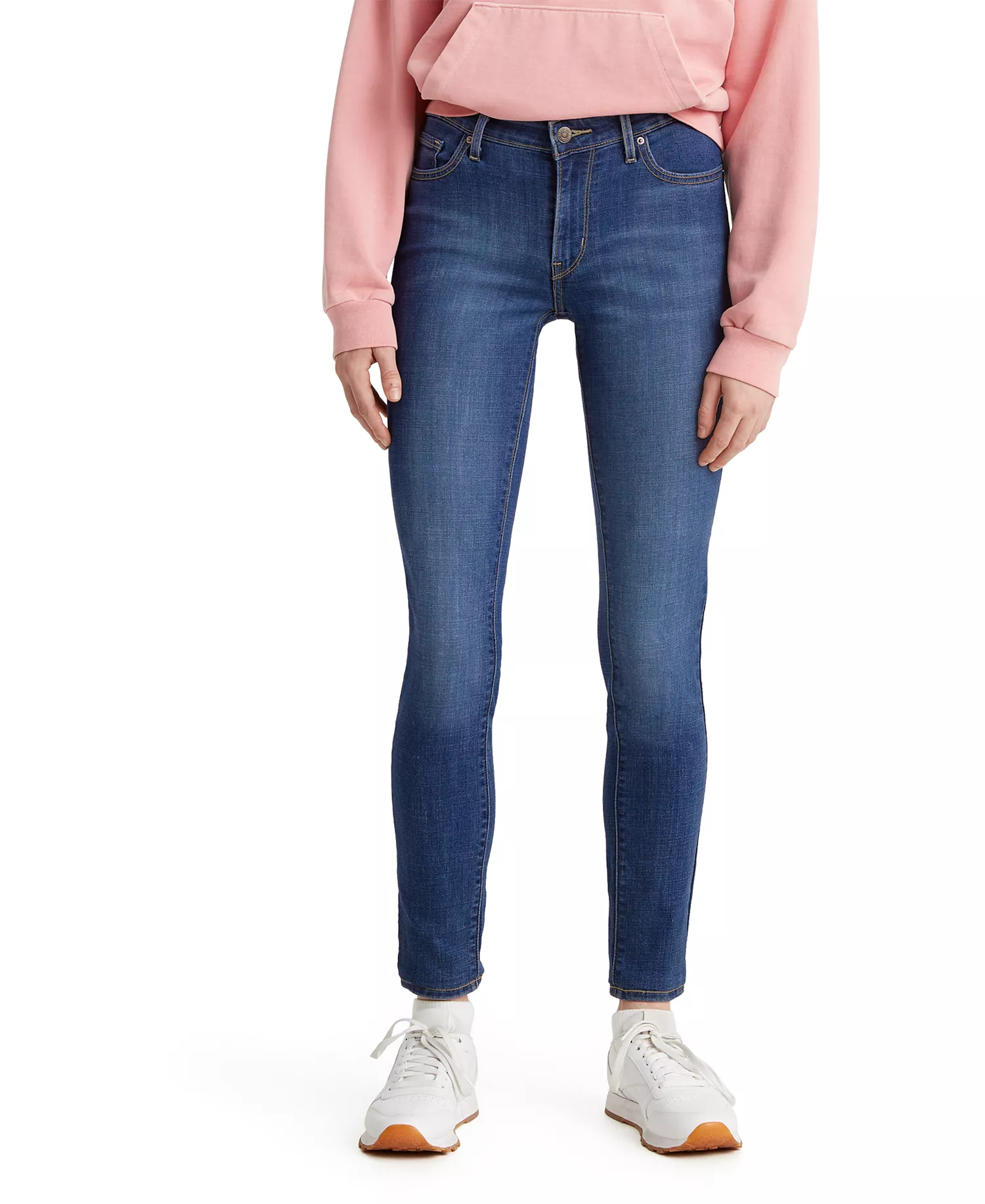 Women's 711 Mid Rise Stretch Skinny Jeans - Cobalt Overboard - 24 - Regular