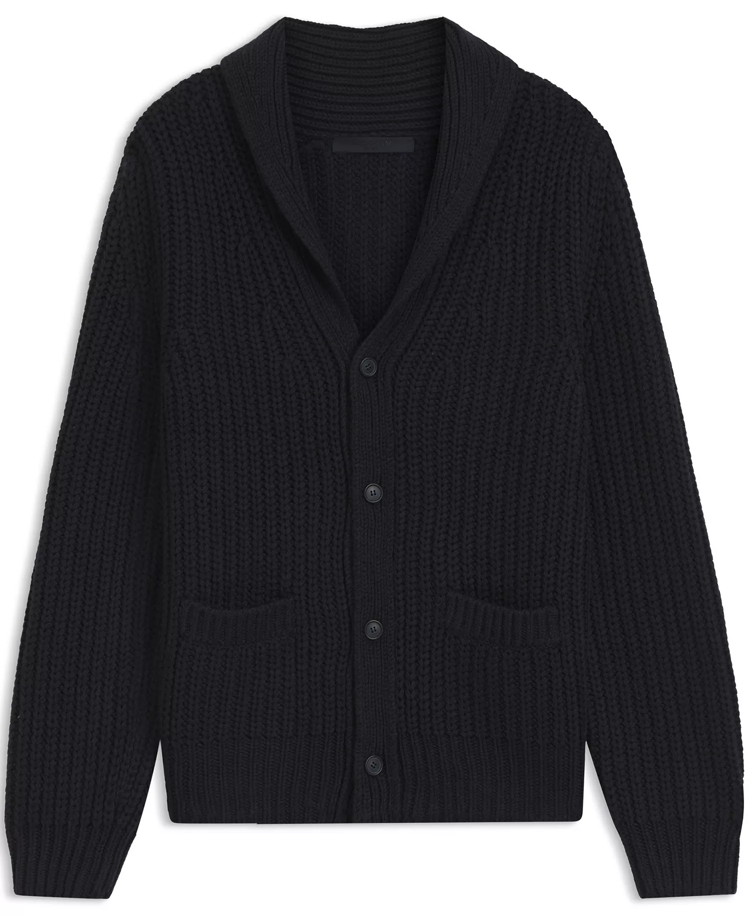 Men's BECKHAM x BOSS Wool Cashmere Relaxed-Fit Cardigan - Dark Blue - L
