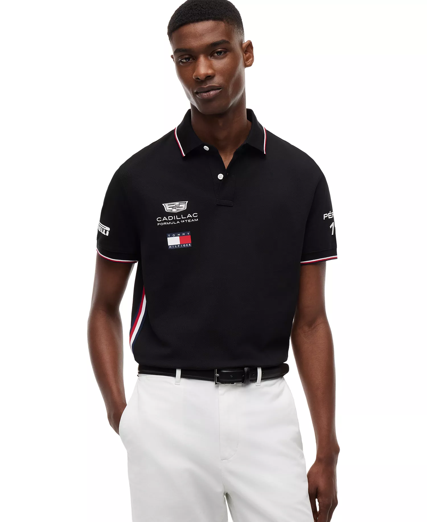 x Cadillac F1® Men's Drivers 11 Polo  - Black - S