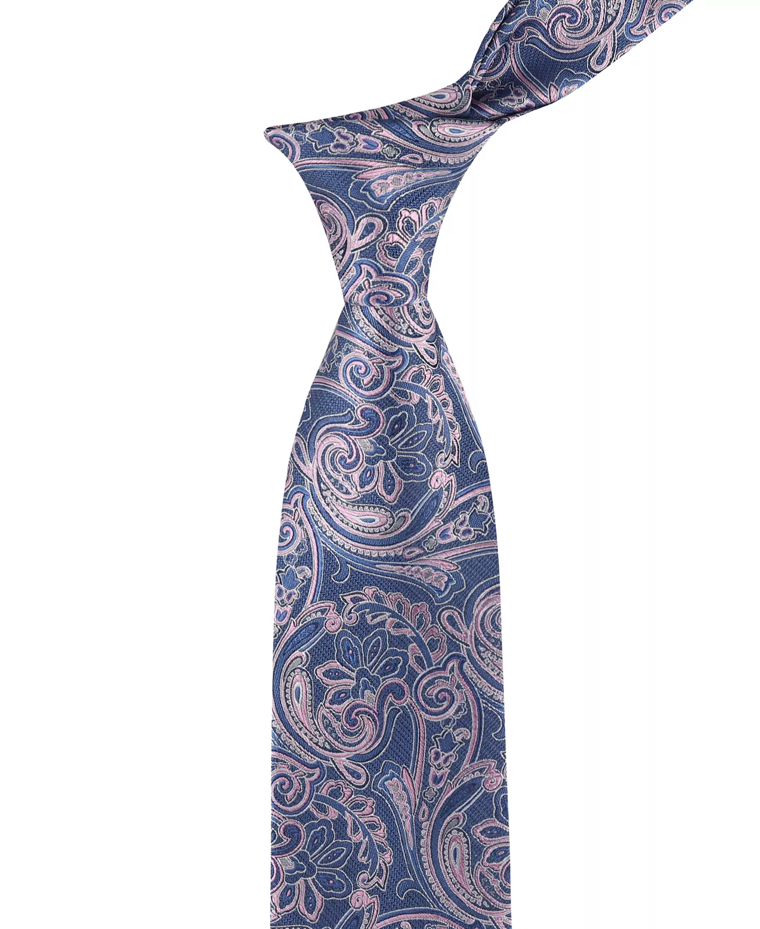 Men's Lillian Paisley Tie - Navy/Pink - ONE SIZE