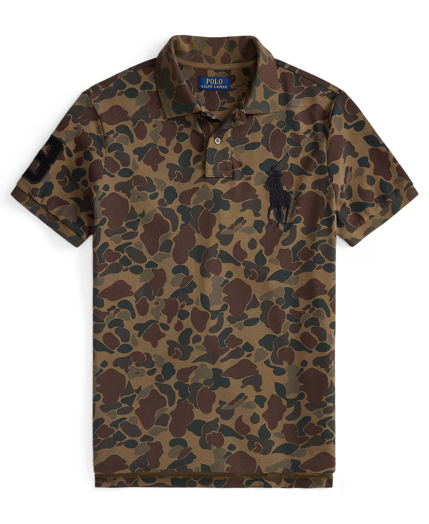 Men's Short Sleeve Animated Polo Shirt - Outdoorsman Camo - XS