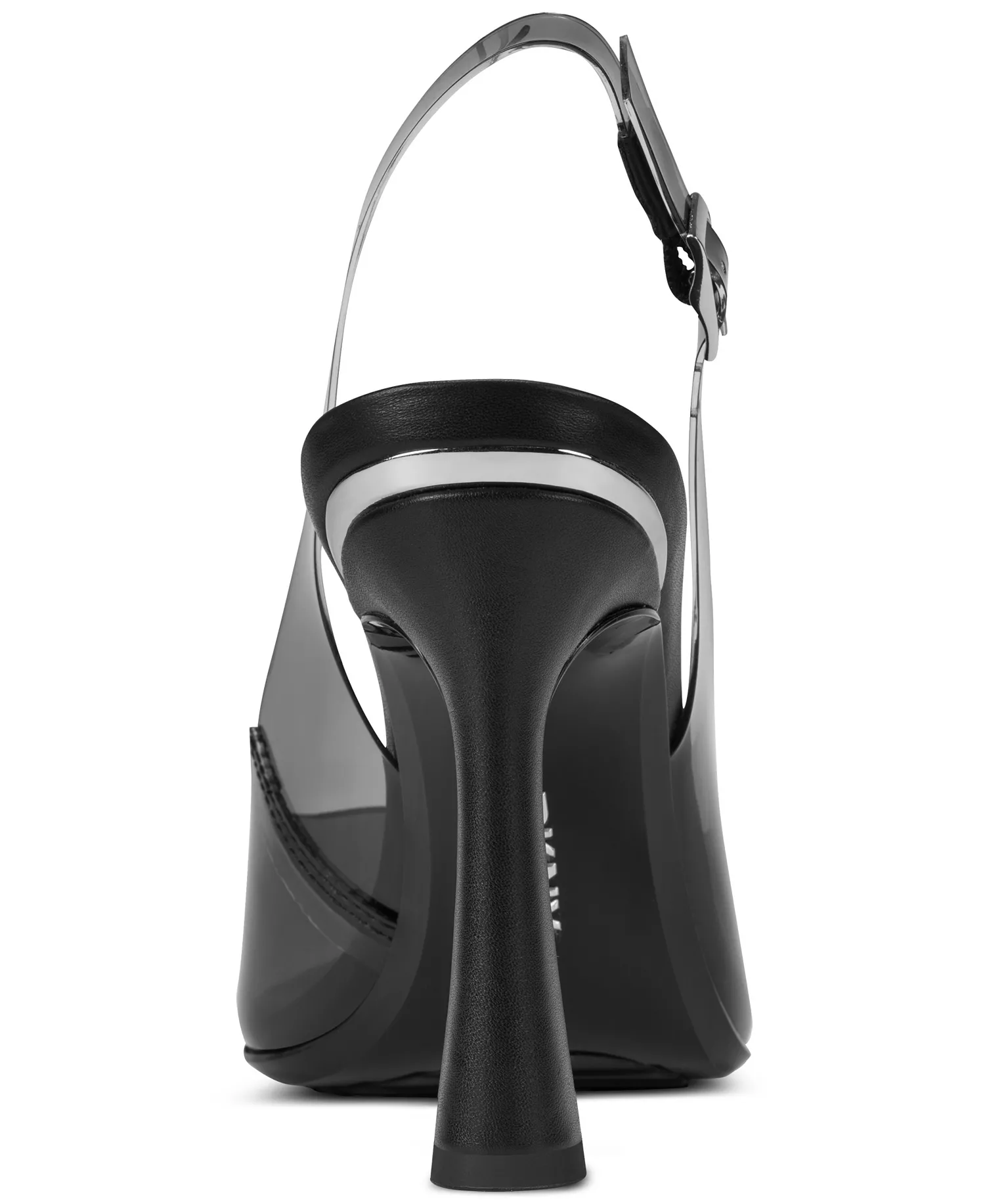 Women's Cinette Vinyl Slingback Pumps - Black - 10M