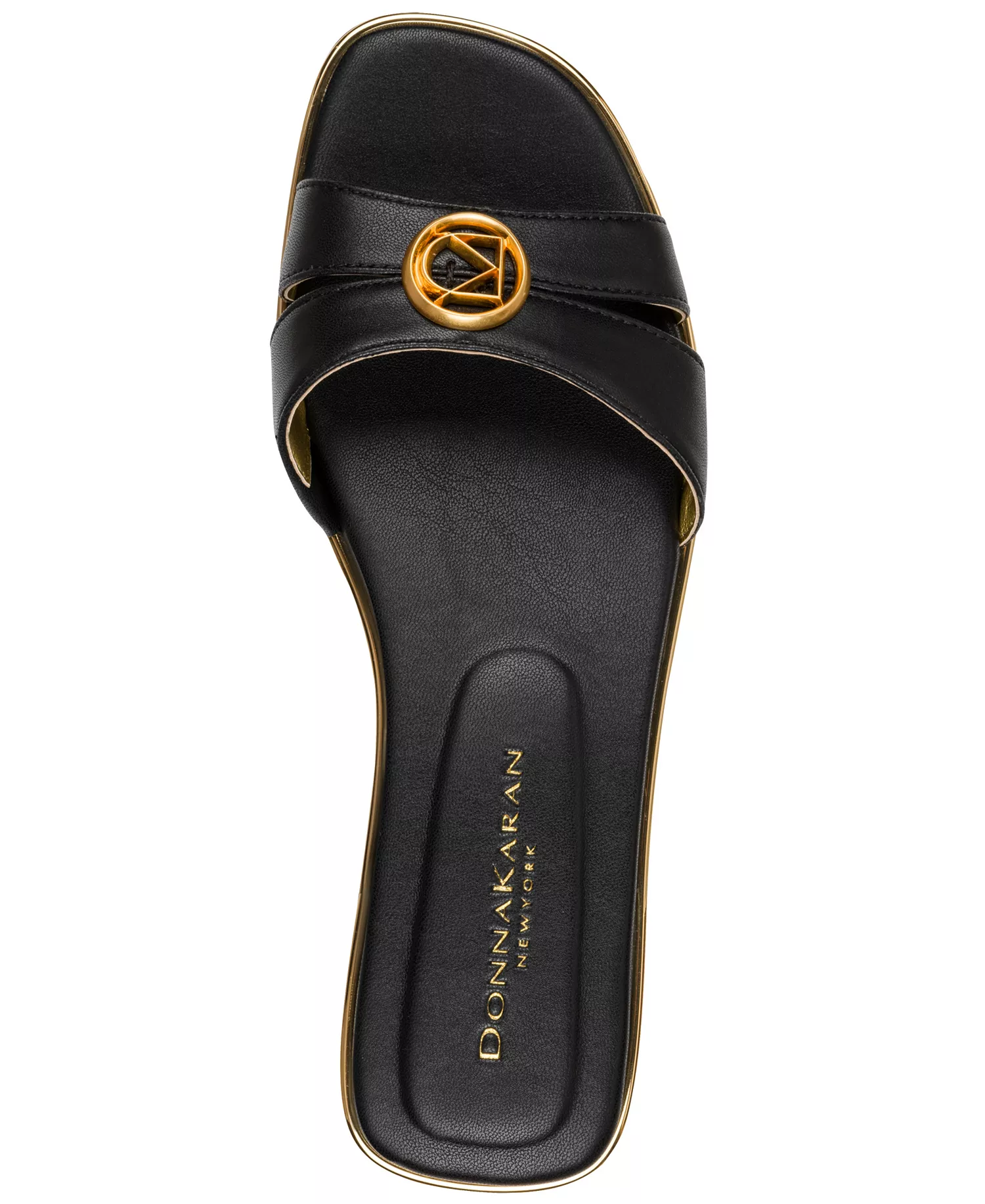 Women's Halo Slip-On Flat Sandals - Black - 10