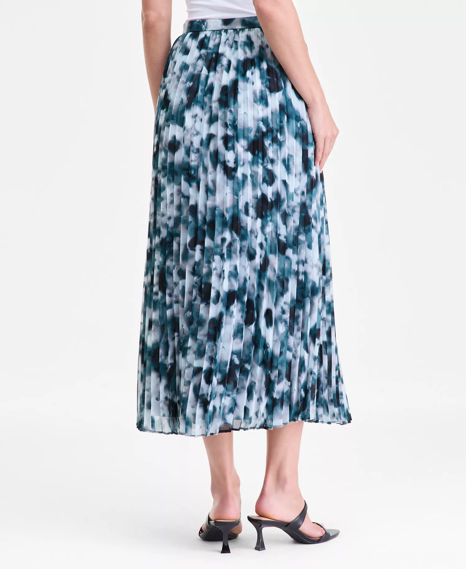 Women's Printed Pleated Midi Skirt, Macy's Exclusive - Misha Abstract - L