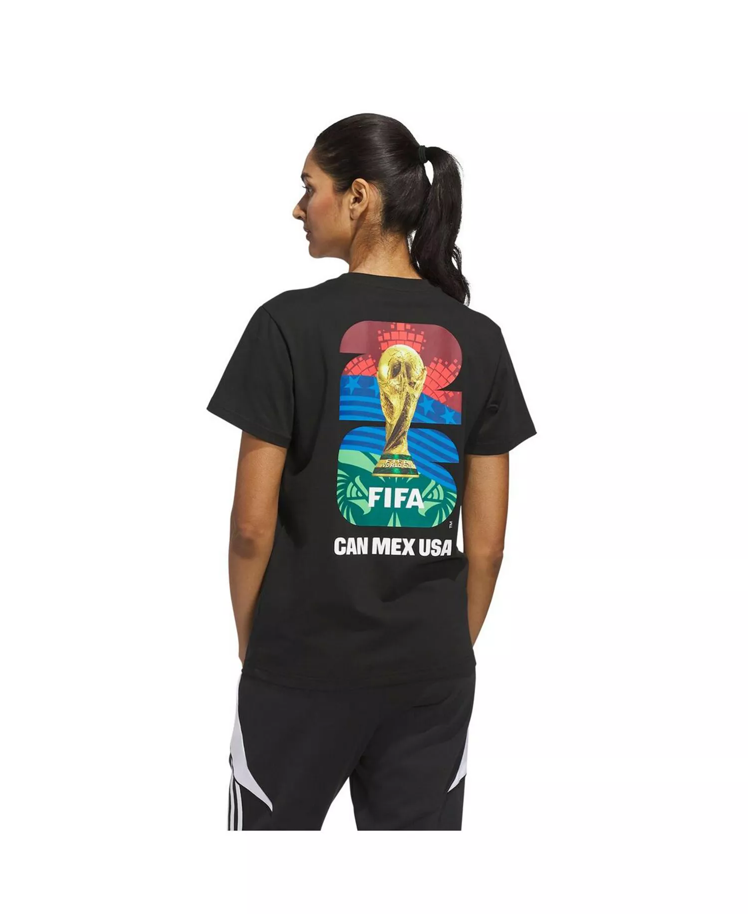 Women's Black 2026 FIFA World Cup Graphic T-Shirt - Black - L