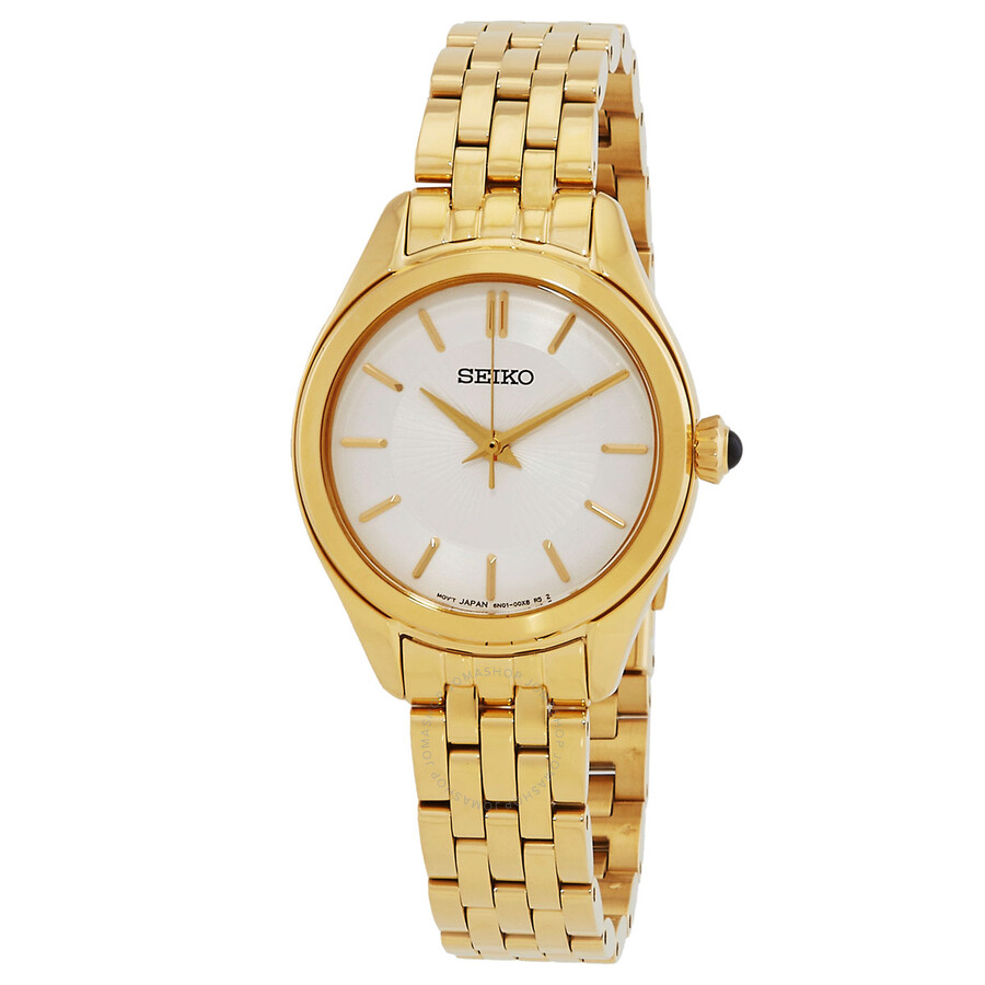 Seiko Quartz White Dial Ladies Watch