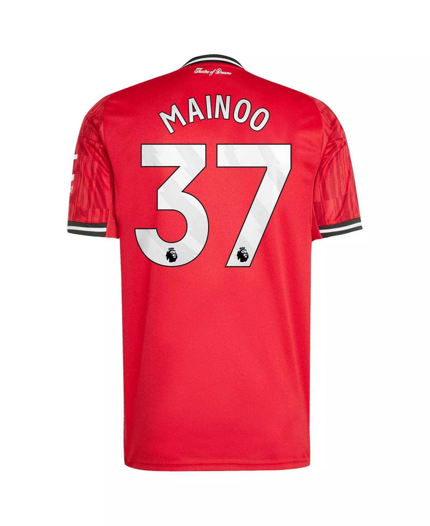 Men's Kobbie Mainoo Red Manchester United Home 2025/26 Replica Player Jersey - Red - 2XL