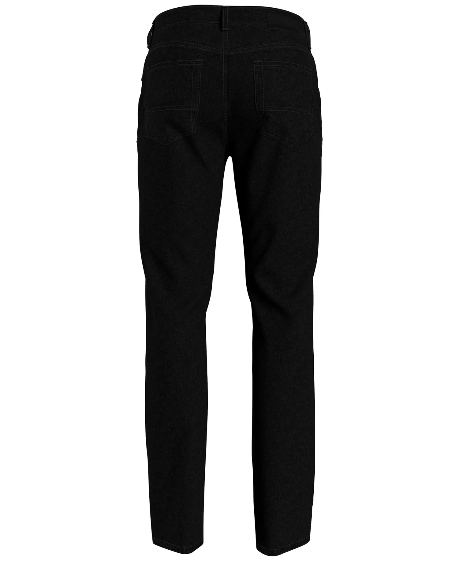 Men's Big & Tall Straight Fit Stretch Jeans - Black Denim - 38x36