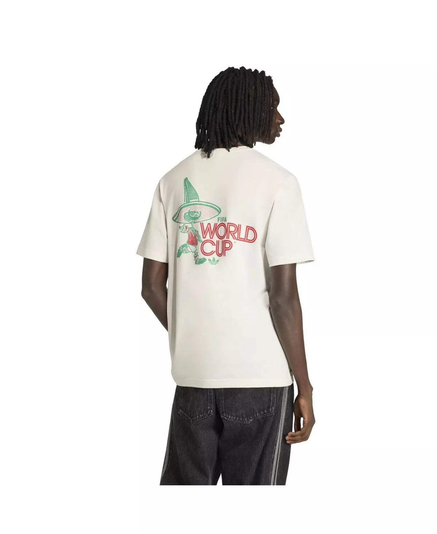 Men's White 1986 FIFA World Cup Pique Mascot T-Shirt - White - 2XL