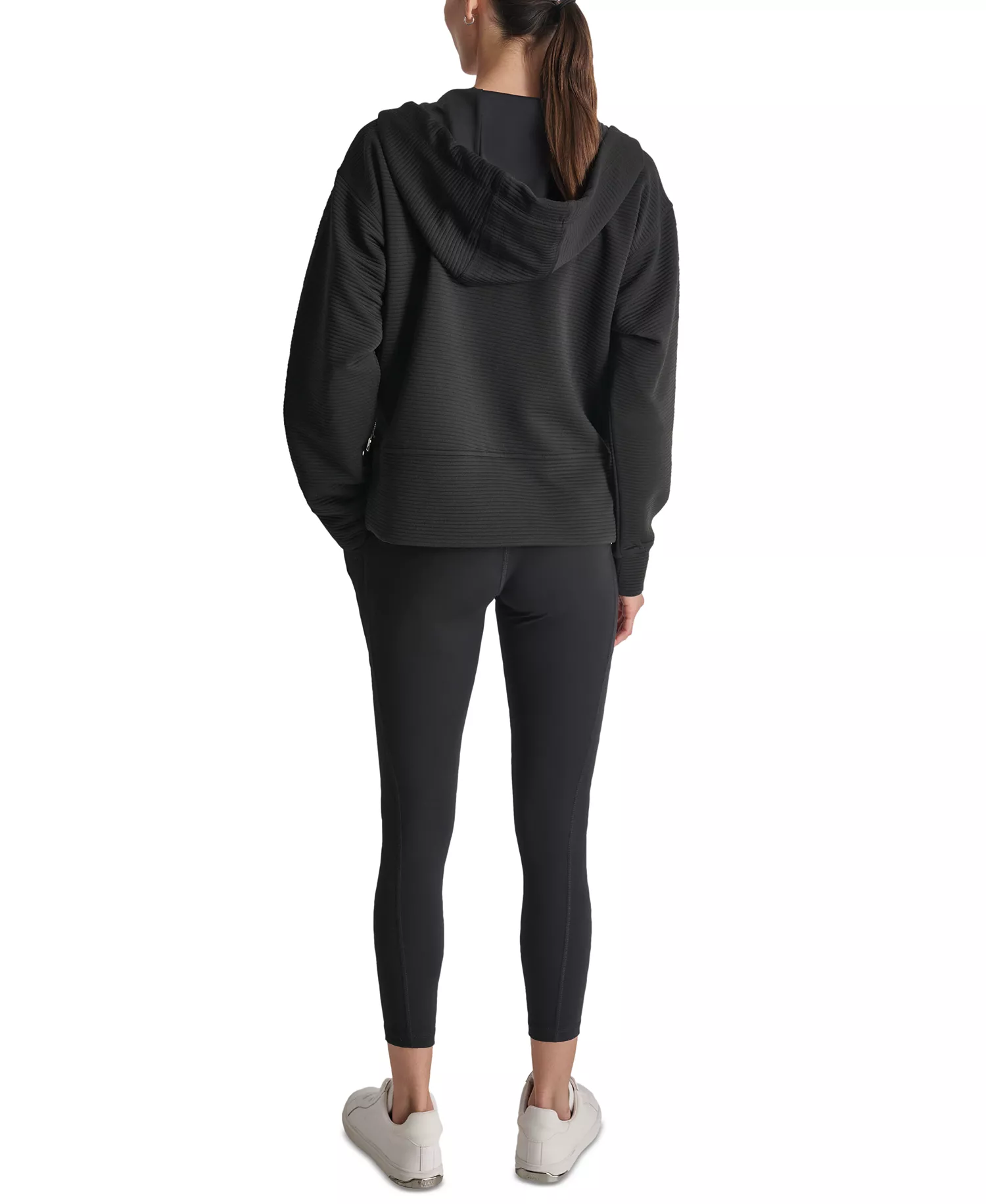 Women's Tech Ottoman Full-Zip Hoodie - Black - L