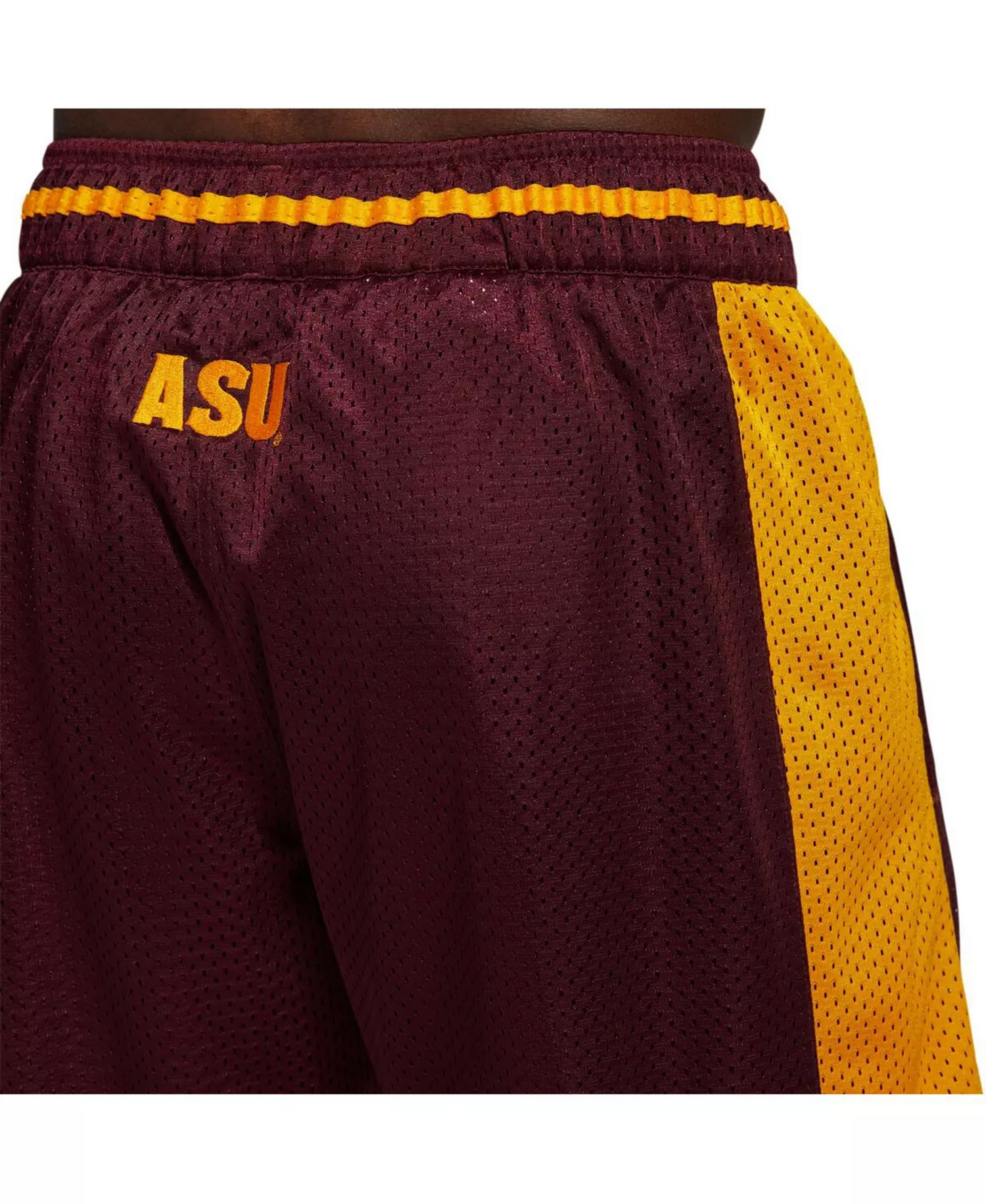 Men's Maroon Arizona State Sun Devils Swingman AEROREADY Basketball Shorts - Maroon - 2XL