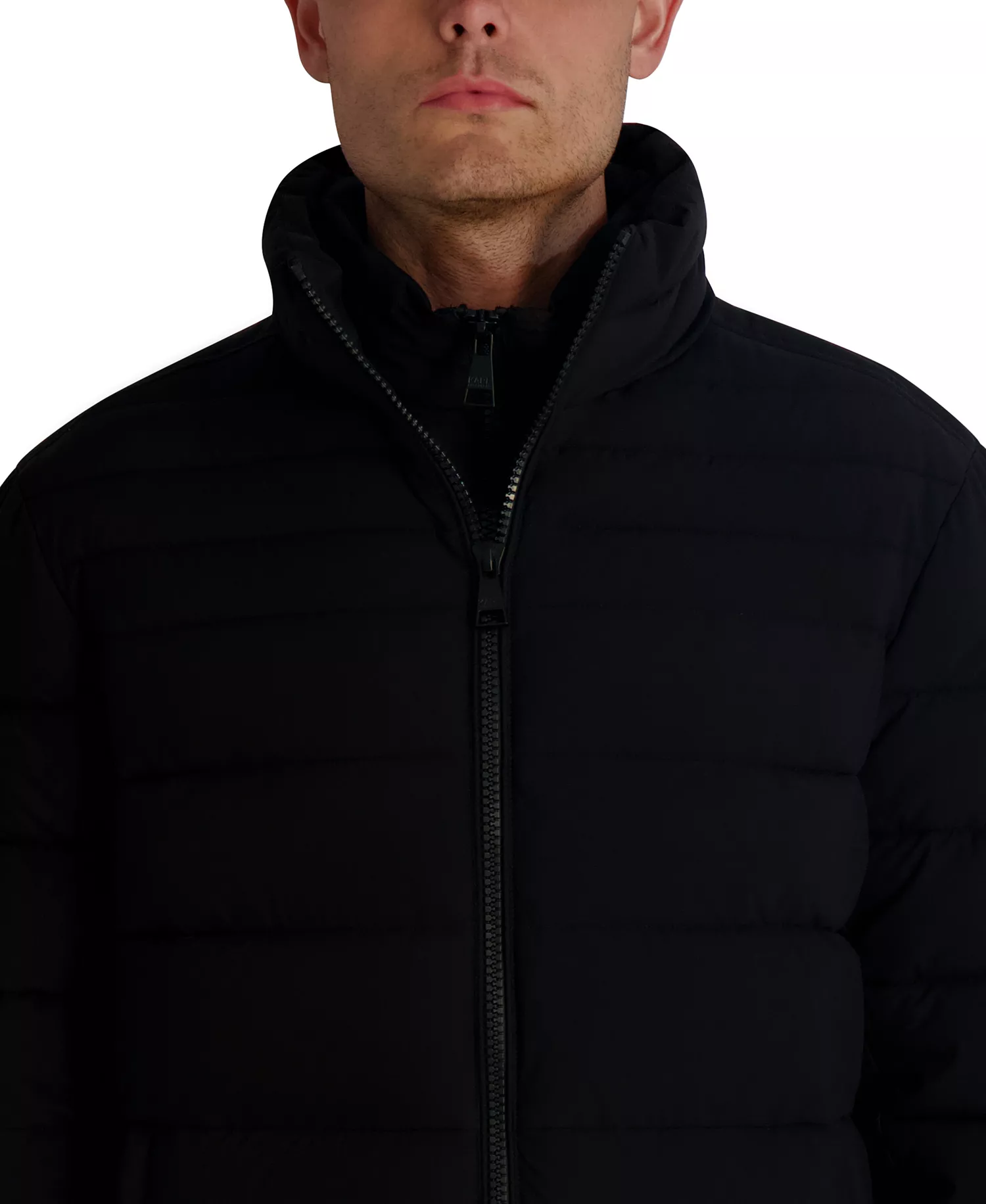 Men's Midweight Puffer Jacket - Black - 2XL
