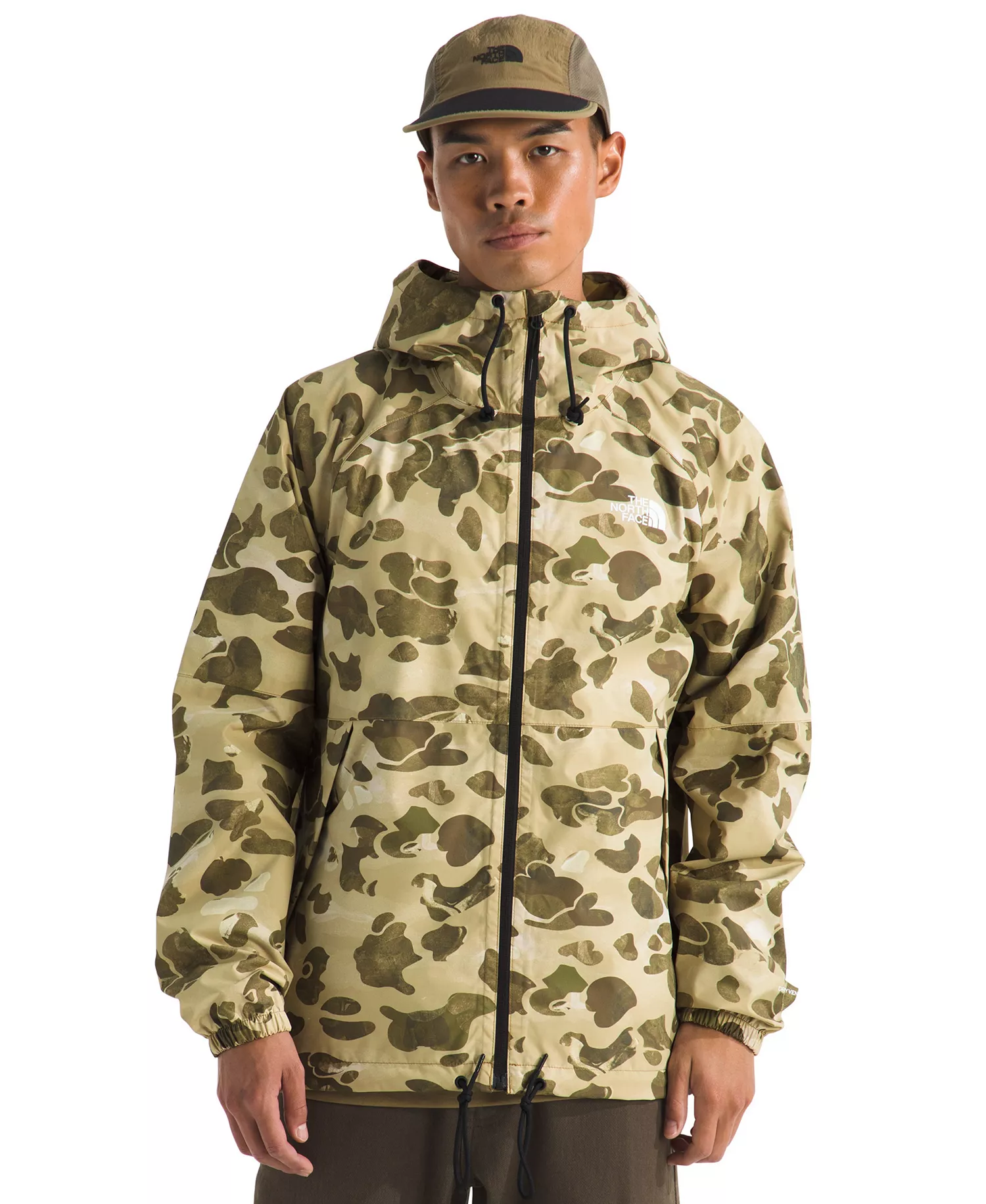 Men's Antora Rain Hoodie Jacket - Cedar Heritage Print - 2XL