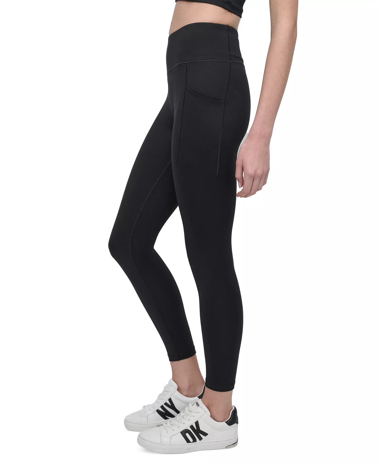 Women's Balance Compression High-Waist 7/8 Tights - Black - XS