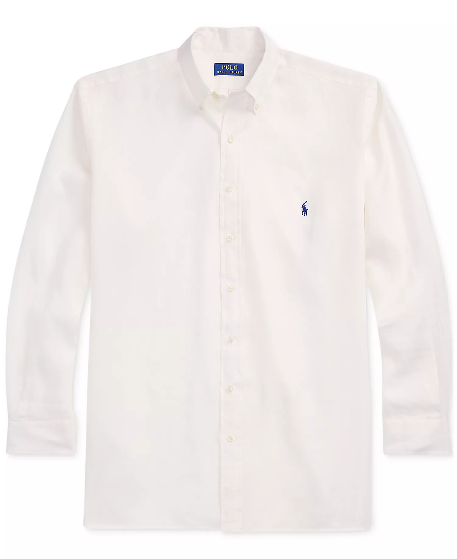 Men's Big & Tall Linen Shirt - Deckwash White - 2LT
