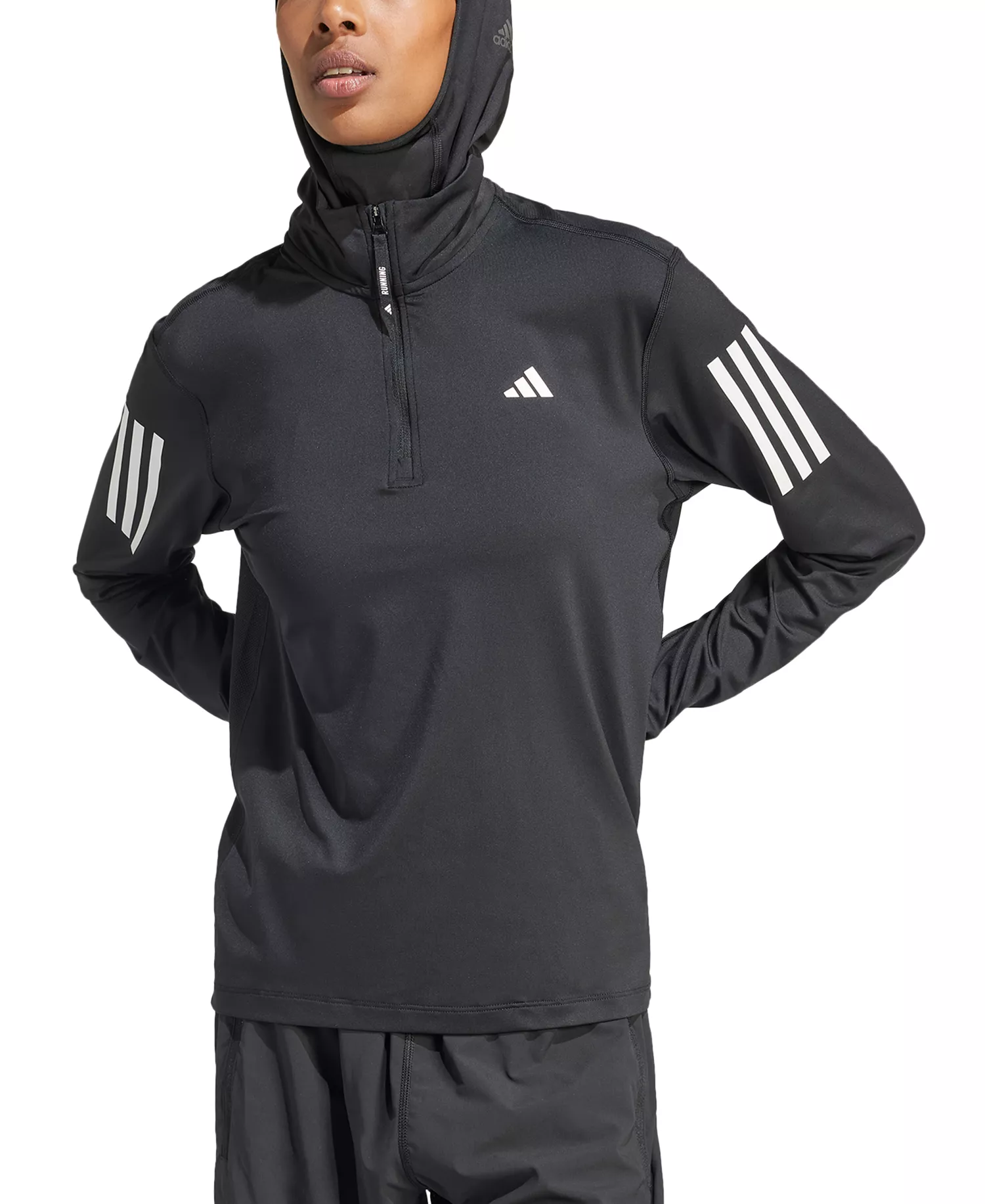 Women's Own The Run Half-Zip Sweatshirt - Black - L
