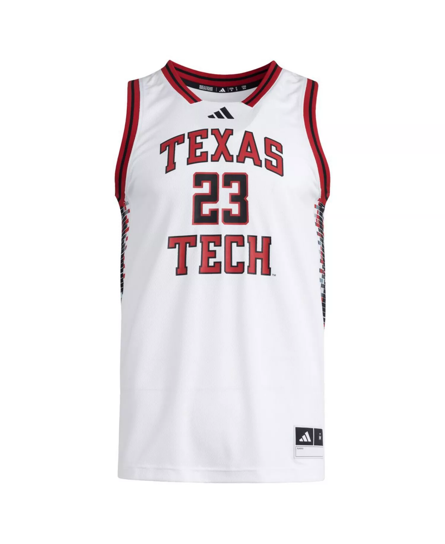 Men's 23 White Texas Tech Red Raiders Replica Swingman Jersey - White - L