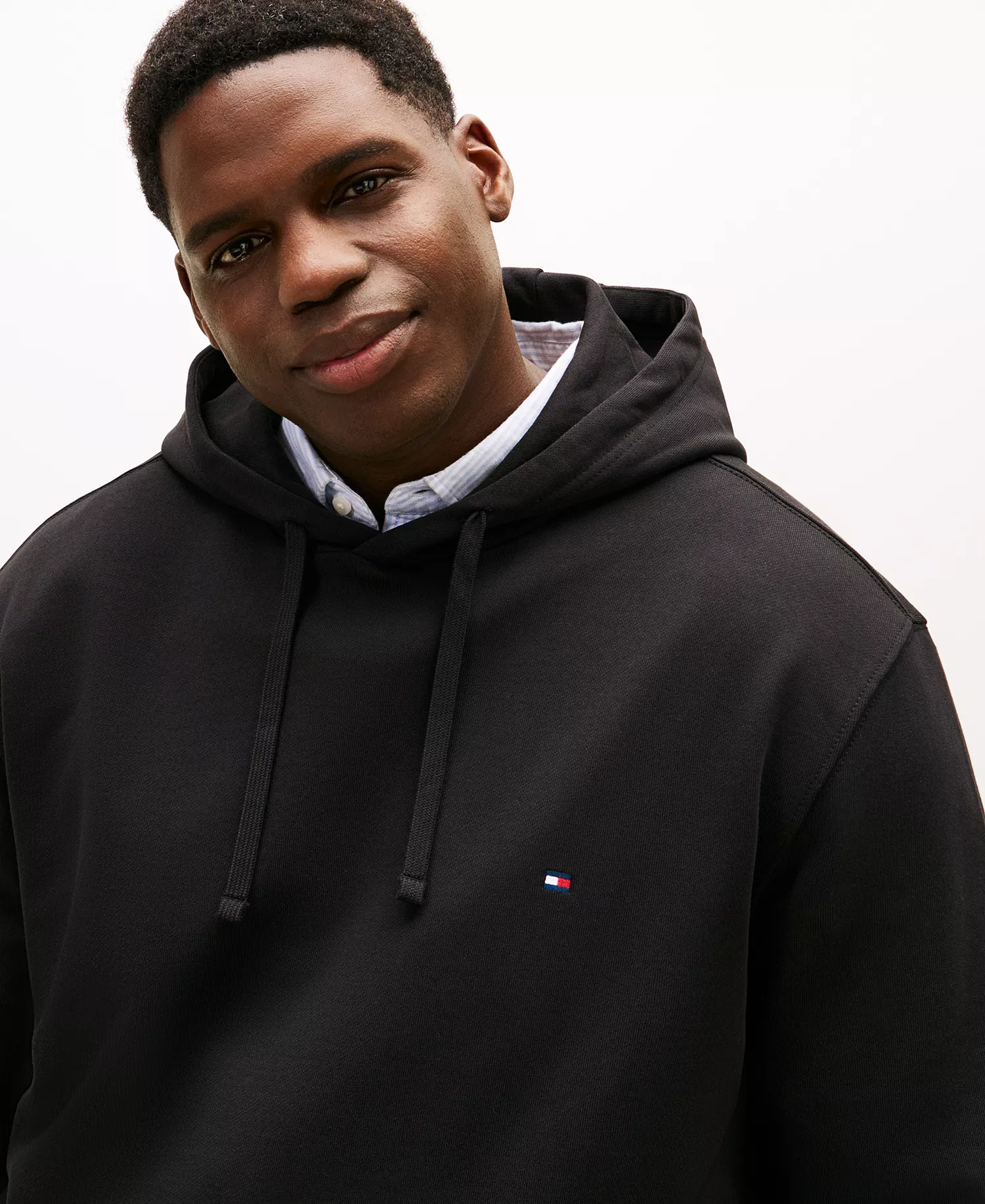 Men's Big & Tall Essential Hooded Sweatshirt - Black - 2XLT