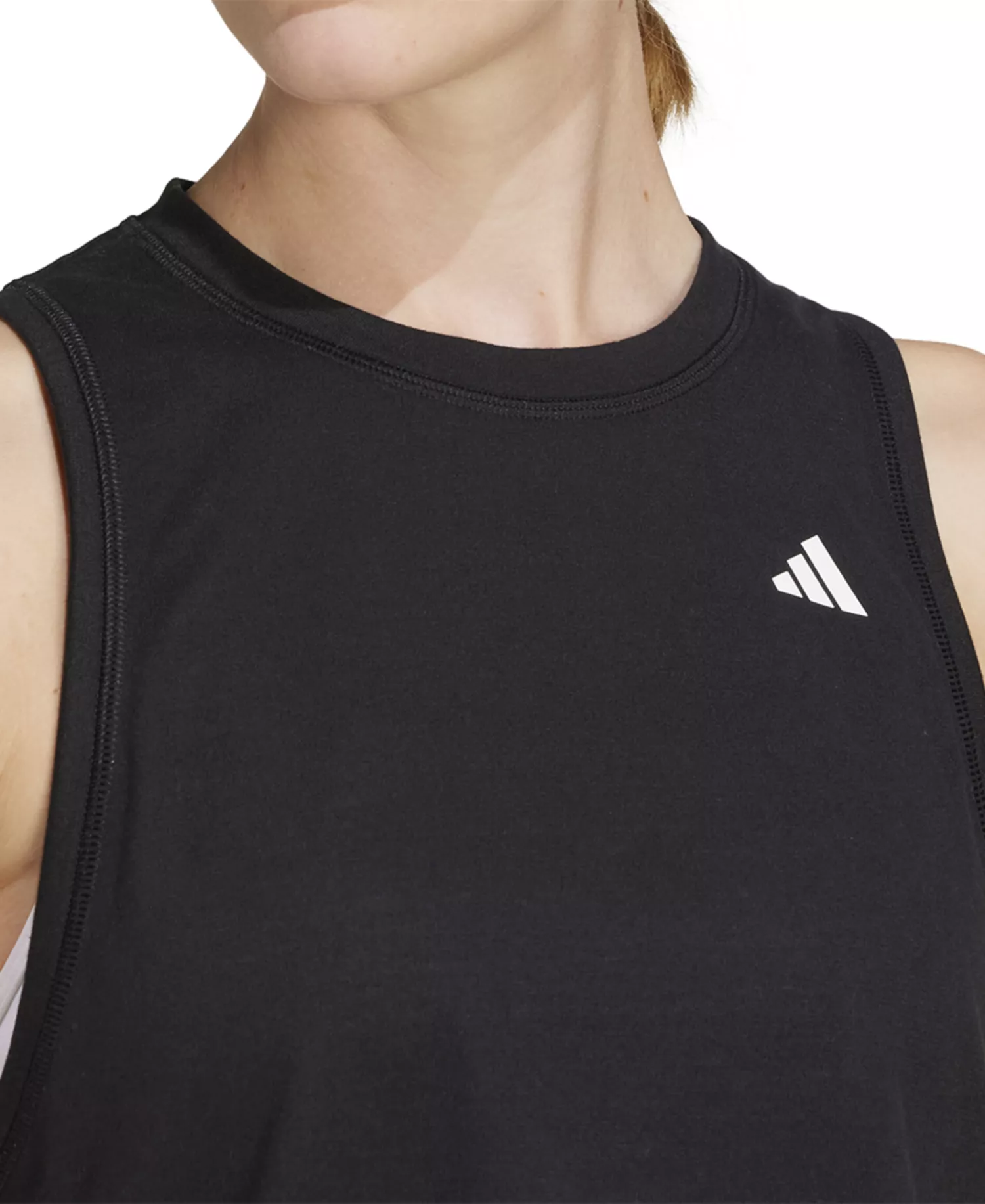 Women's Train Essentials Boxy Workout Tank - Black - L