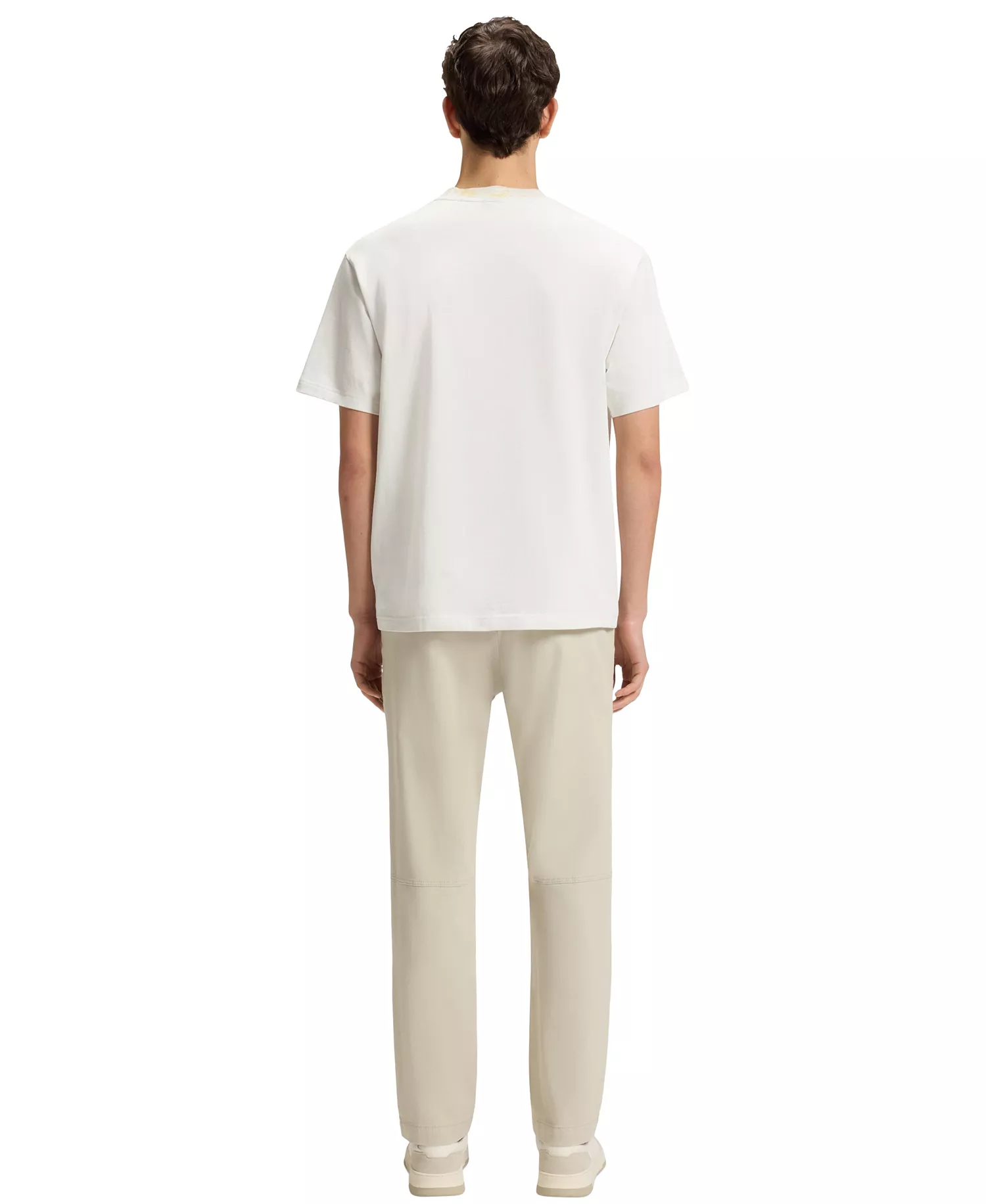 Men's Cotton-Jersey T-Shirt - Natural - L