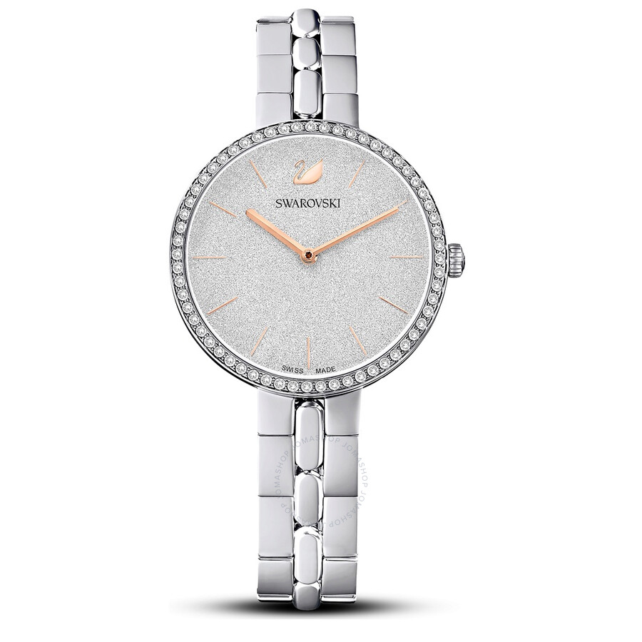 Swarovski Cosmopolitan Quartz Crystal Silver Dial Ladies Watch