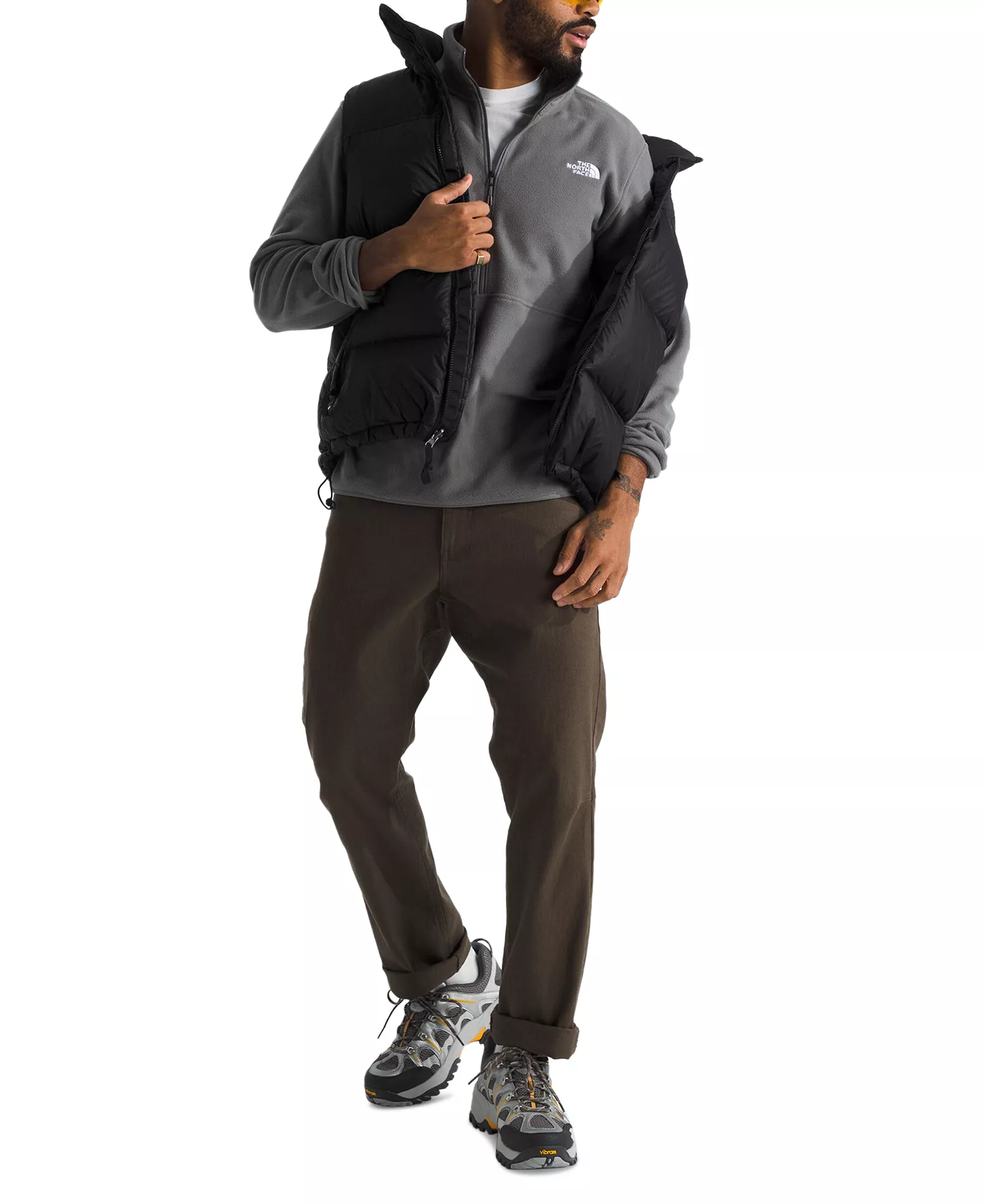 Men's Glacier Fleece ½ Zip Jacket - Smoked Pearl - L