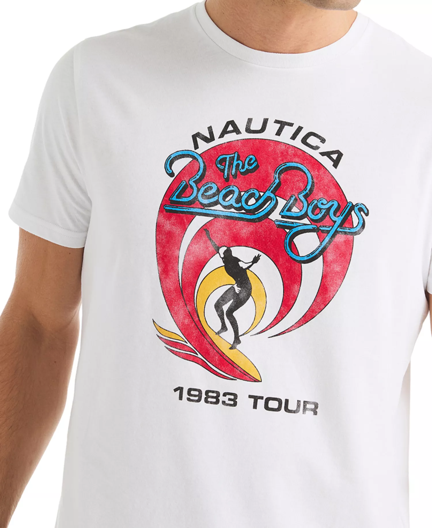 Beach Boys x Men's Classic-Fit Graphic T-Shirt - Bright White - M