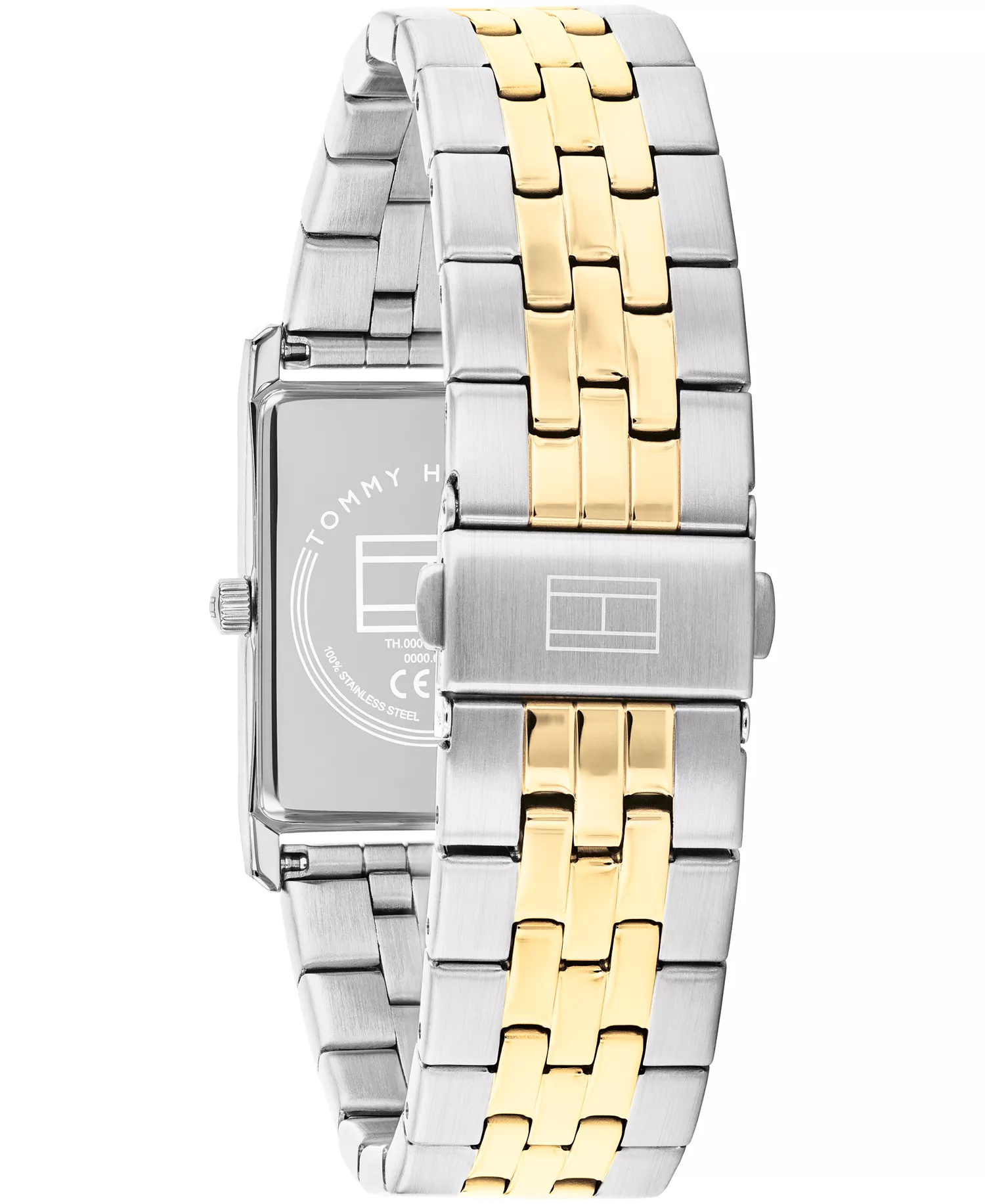 Men's Quartz Two Tone Stainless Steel Bracelet Watch, 25.5 mm - Two Tone - ONE SIZE