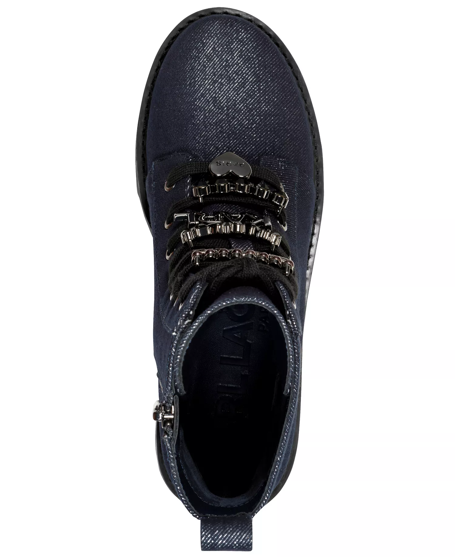 Mela Women's Lace-Up Combat Boots - Dark Navy - 5.5M