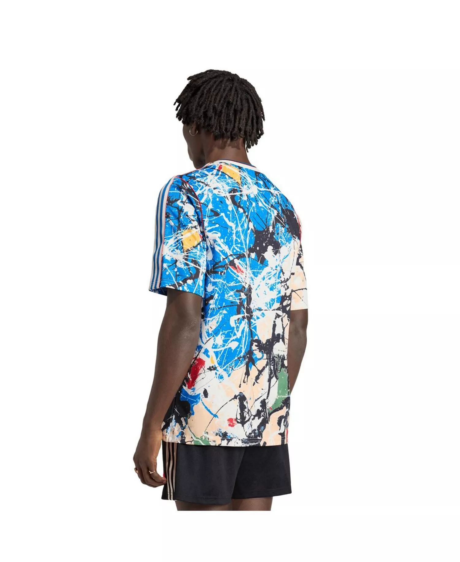 Men's Blue Manchester United X Stone Roses Replica Jersey - Blue - L