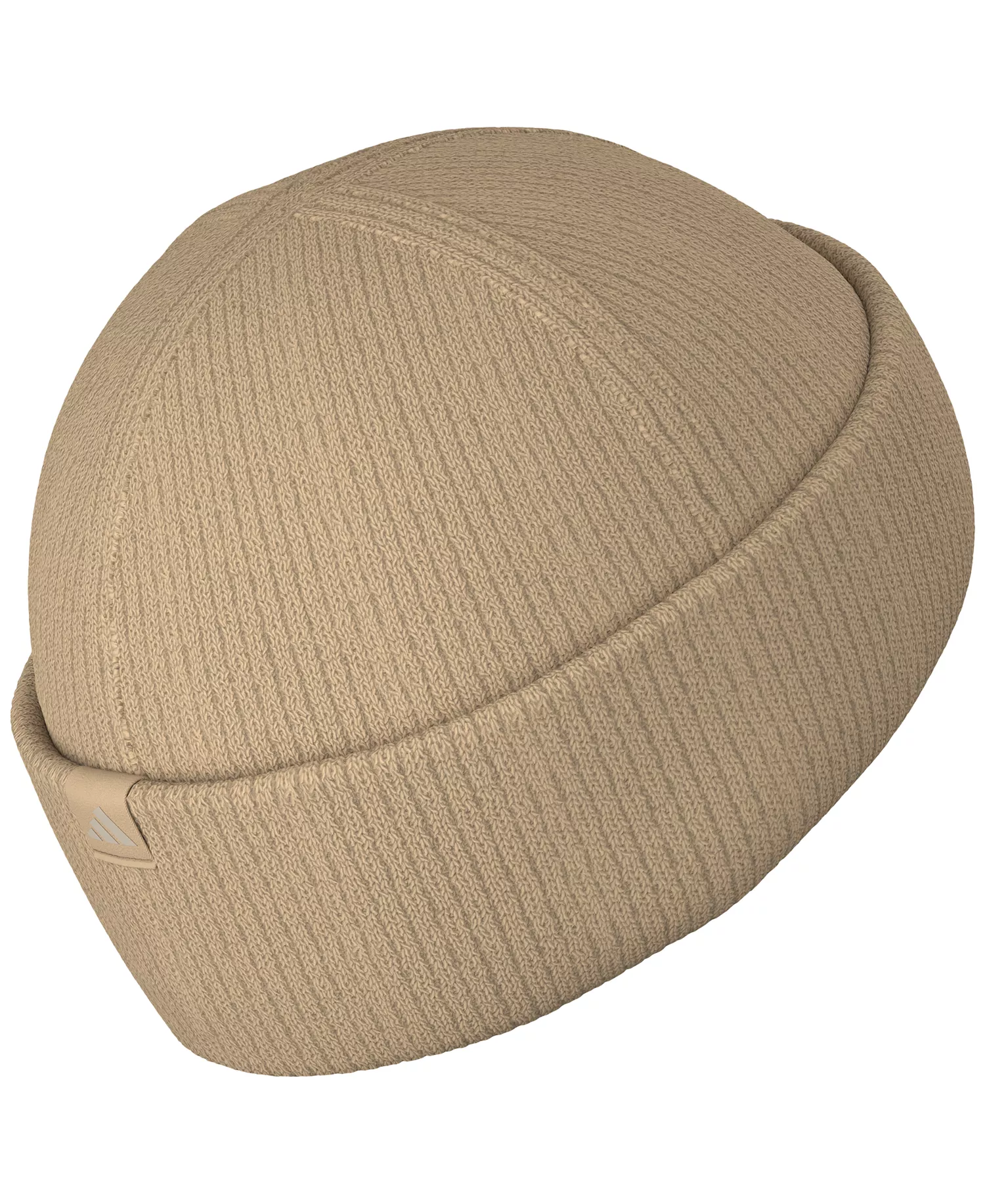 Women's Premium Cuff-Fold Beanie - Warm Sandstone Beige/light Brown - ONE SIZE