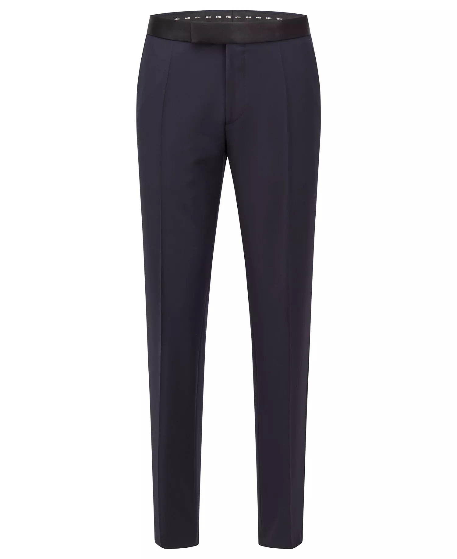 Men's Slim-Fit Tuxedo Trousers - Dark Blue - 30R