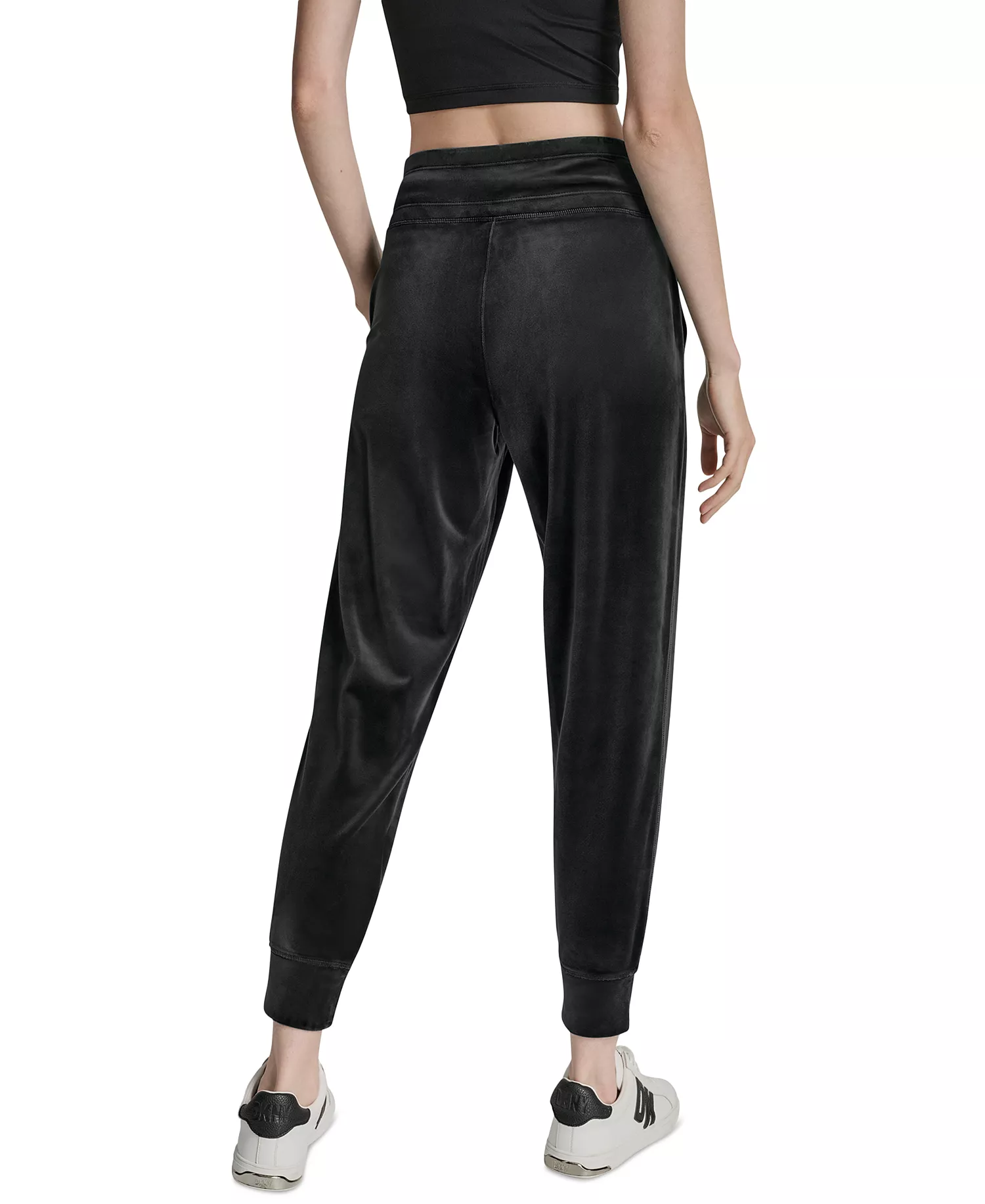Women's Mid-Rise Jogger Pants - Black - M