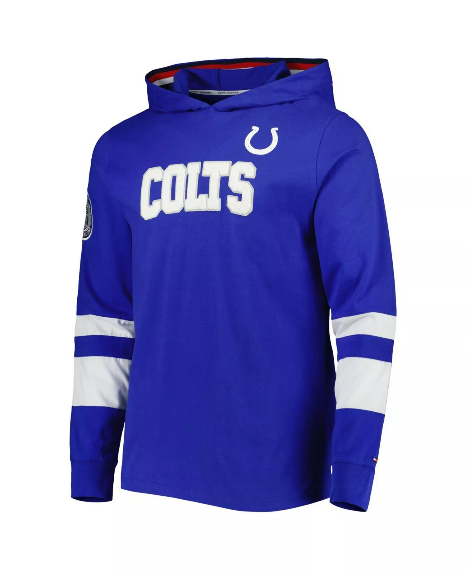 Men's Royal, White Indianapolis Colts Alex Long Sleeve Hoodie T-shirt - Royal, White - L