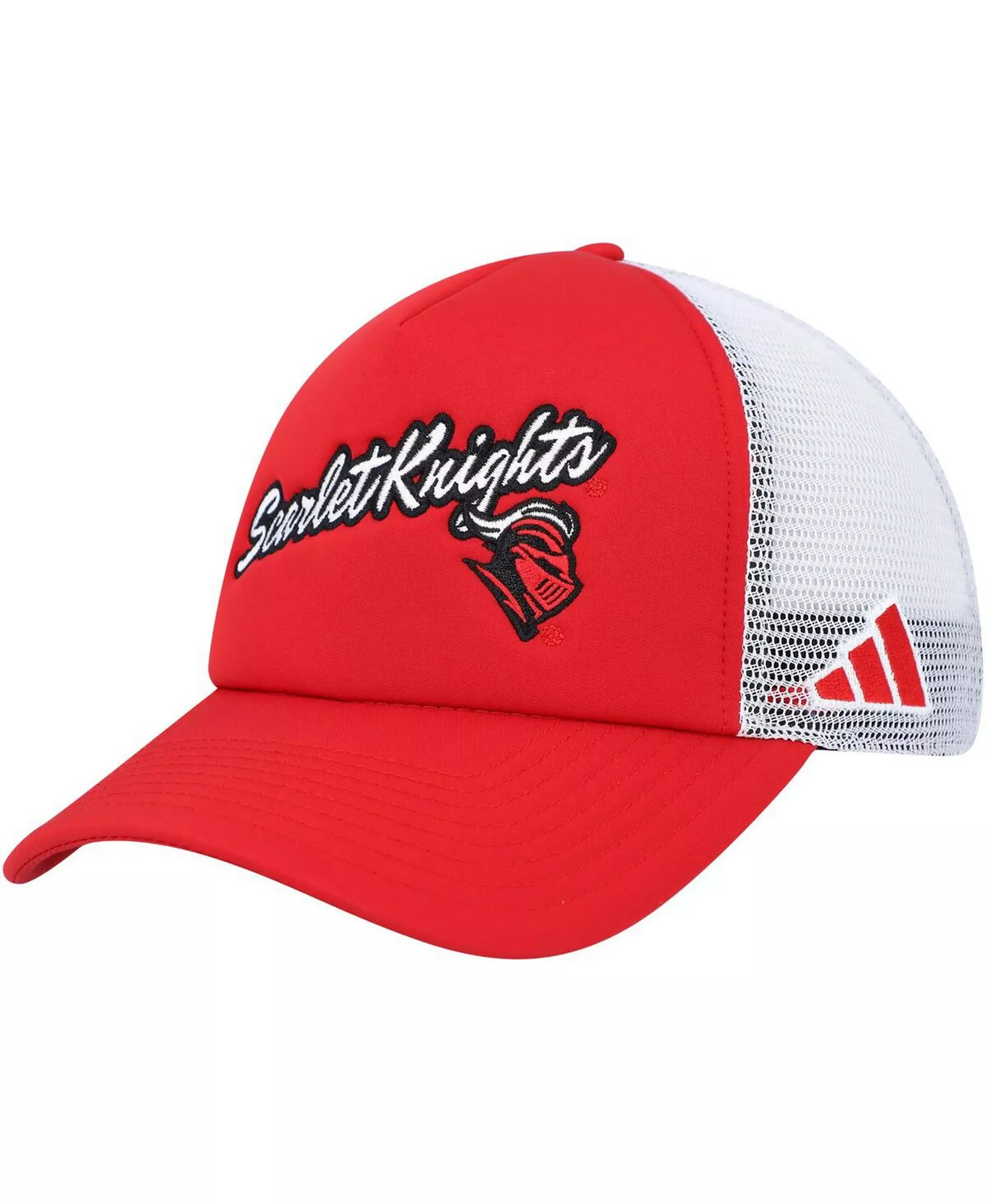Men's Scarlet Rutgers Scarlet Knights Script Trucker Snapback Hat - Scarlet - One Size Fits All