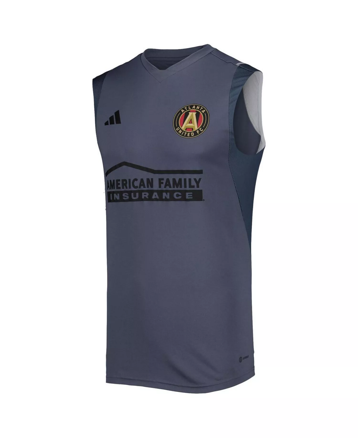 Men's Gray Atlanta United FC 2023 On-Field Sleeveless Training Jersey - Gray - 2XL