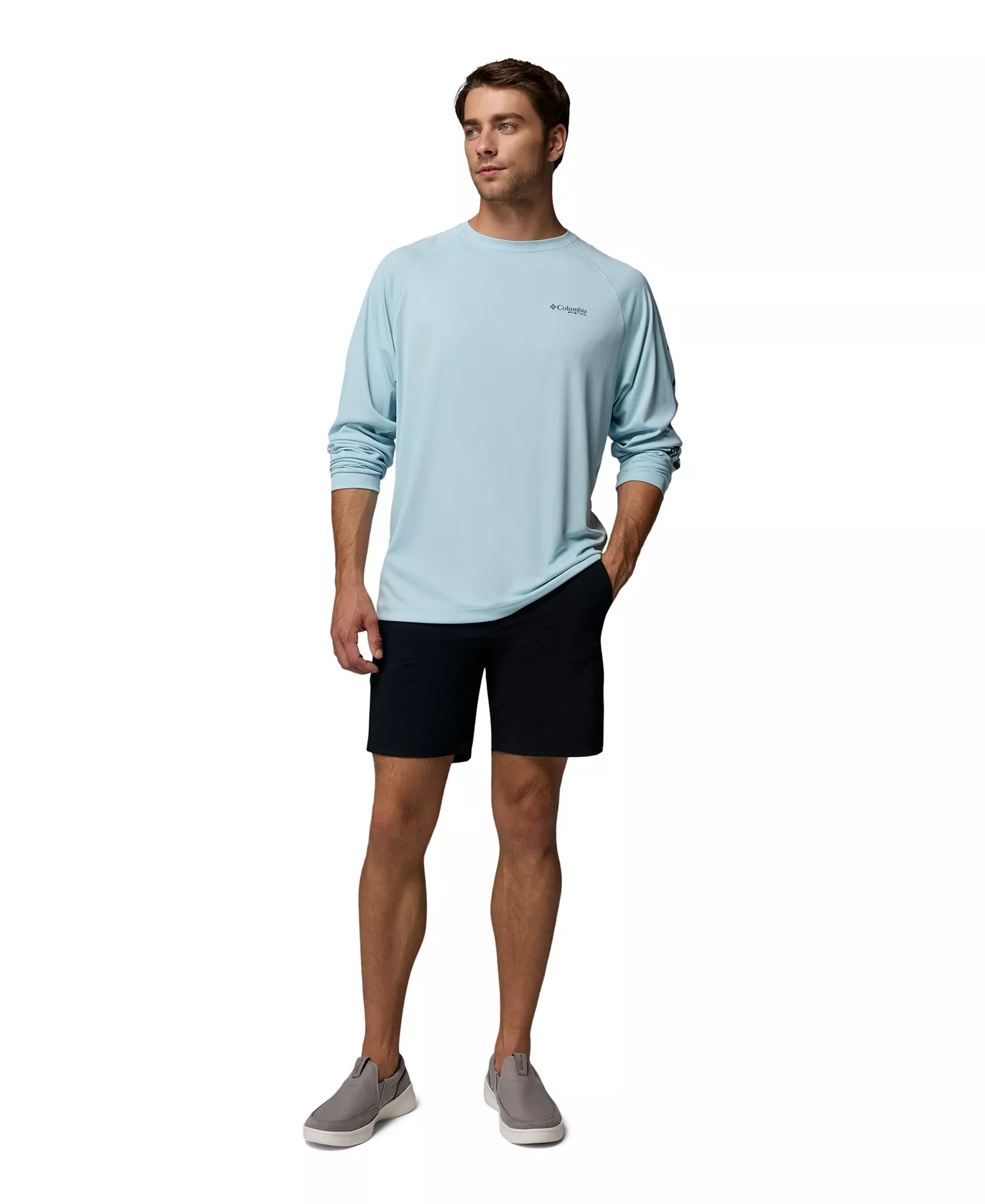 Men's Terminal Tackle UPF 50 Quick Dry Shirt - Beet/White logo - L