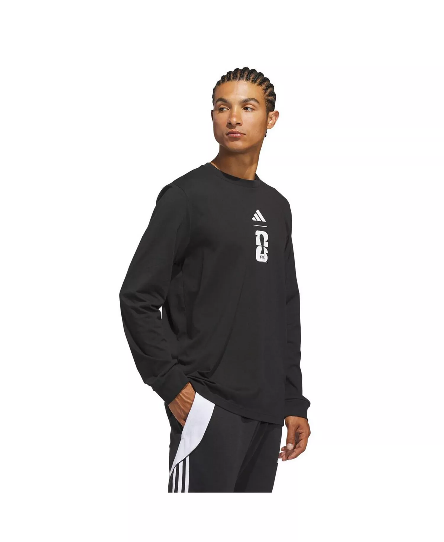 Men's Black 2026 FIFA World Cup Graphic Long Sleeve T-Shirt - Black - 2XL