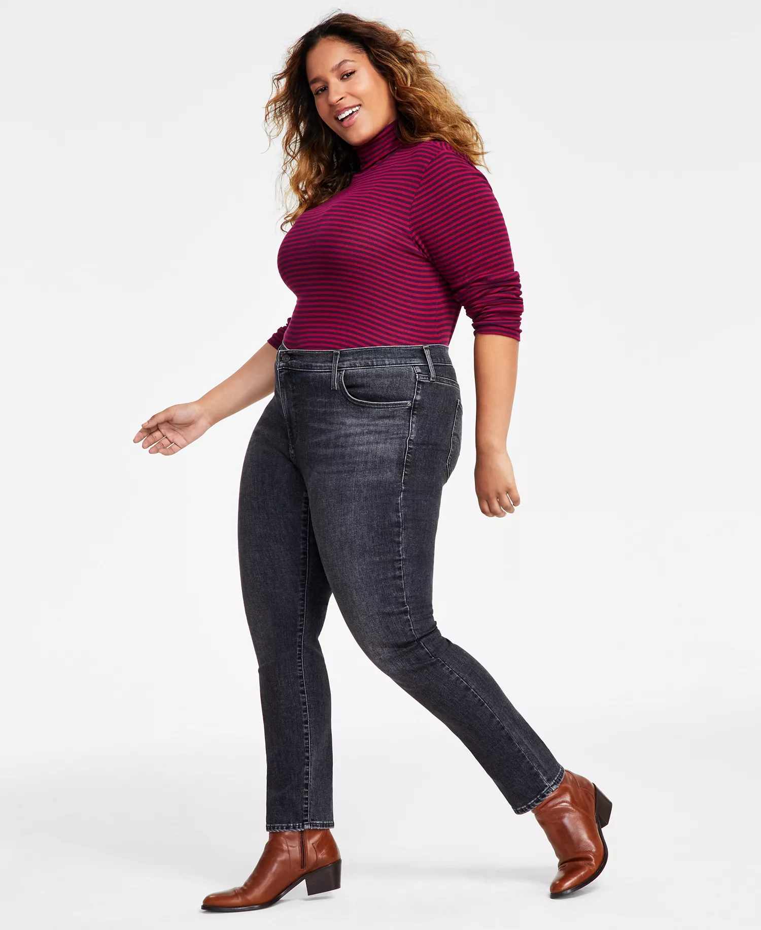 Women's 311 Mid Rise Shaping Skinny Jeans - Bloom Black - 14W