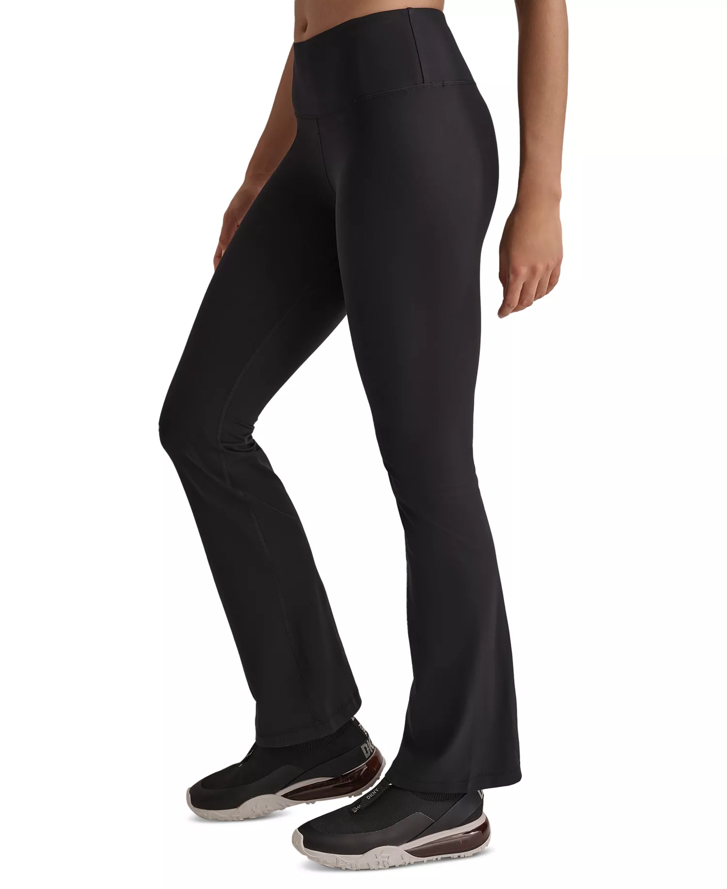 Women's Balance Compression High-Waist Flared Leggings - Black - L