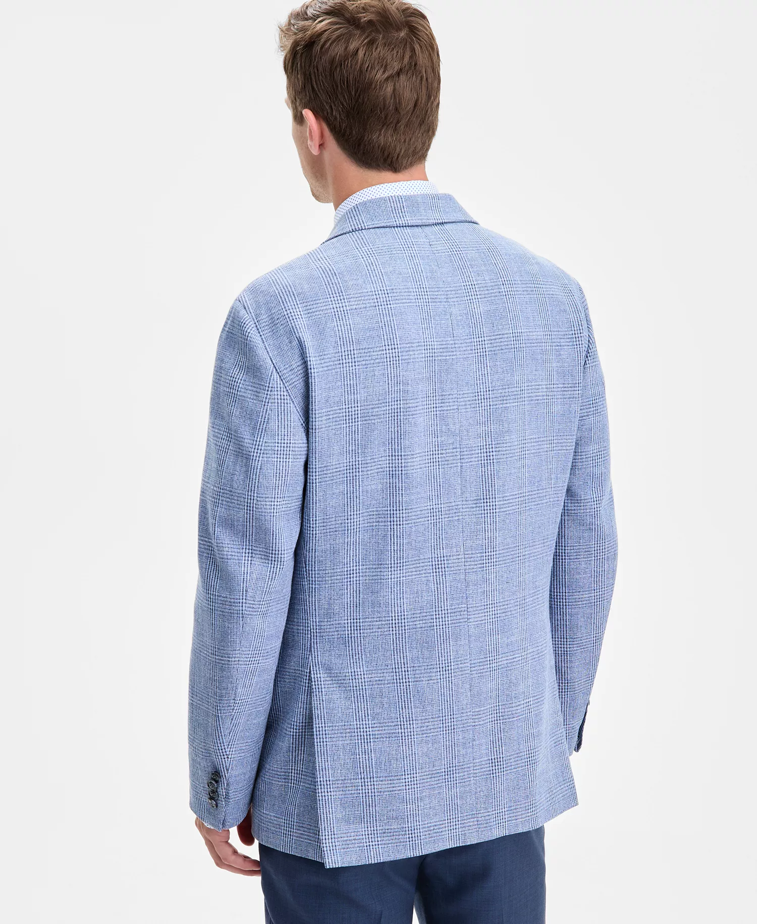 Men's Modern-Fit Spring Sport Coat - Blue - 36R