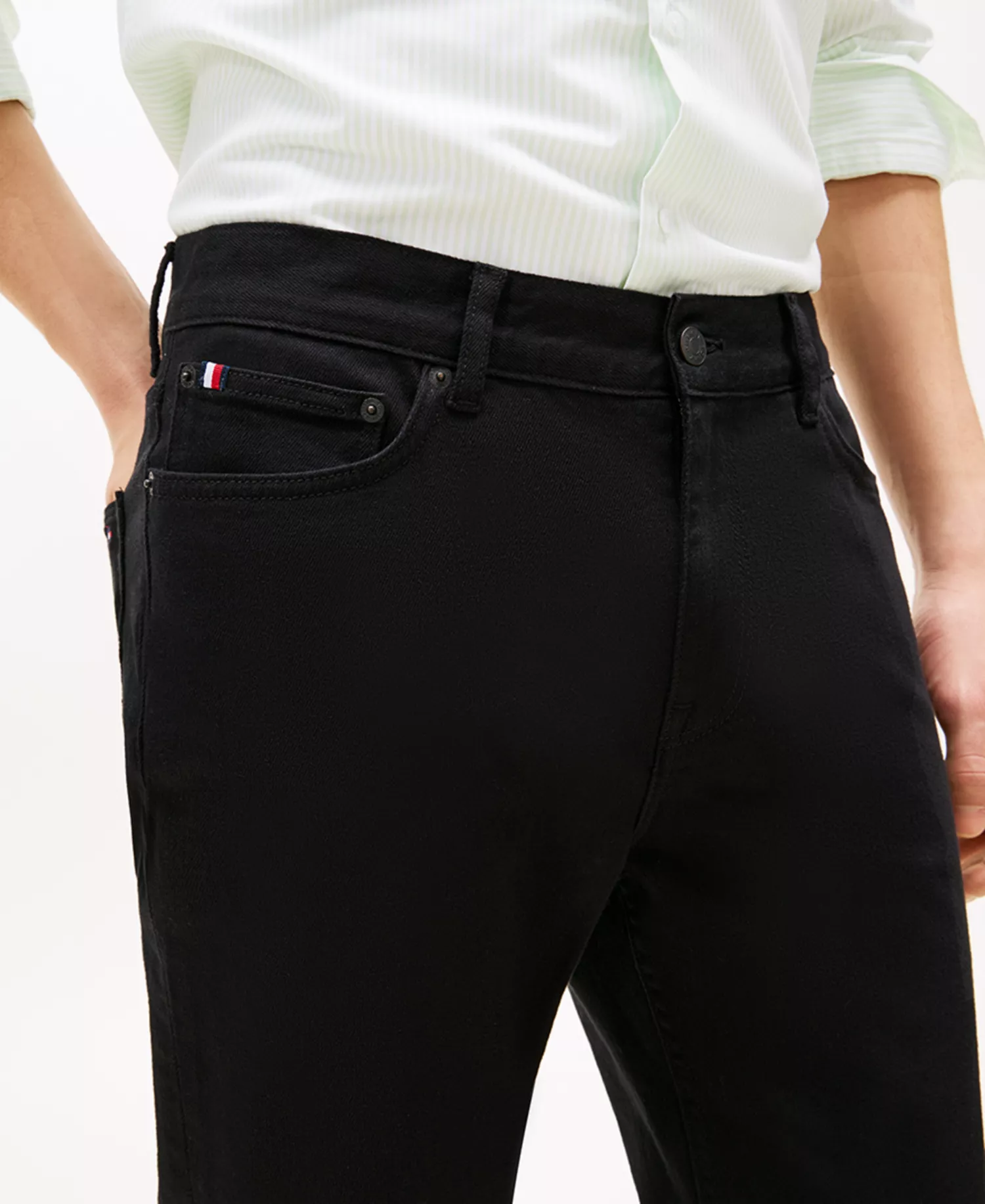 Men's Slim-Straight Denton Jeans - Black - 29x30