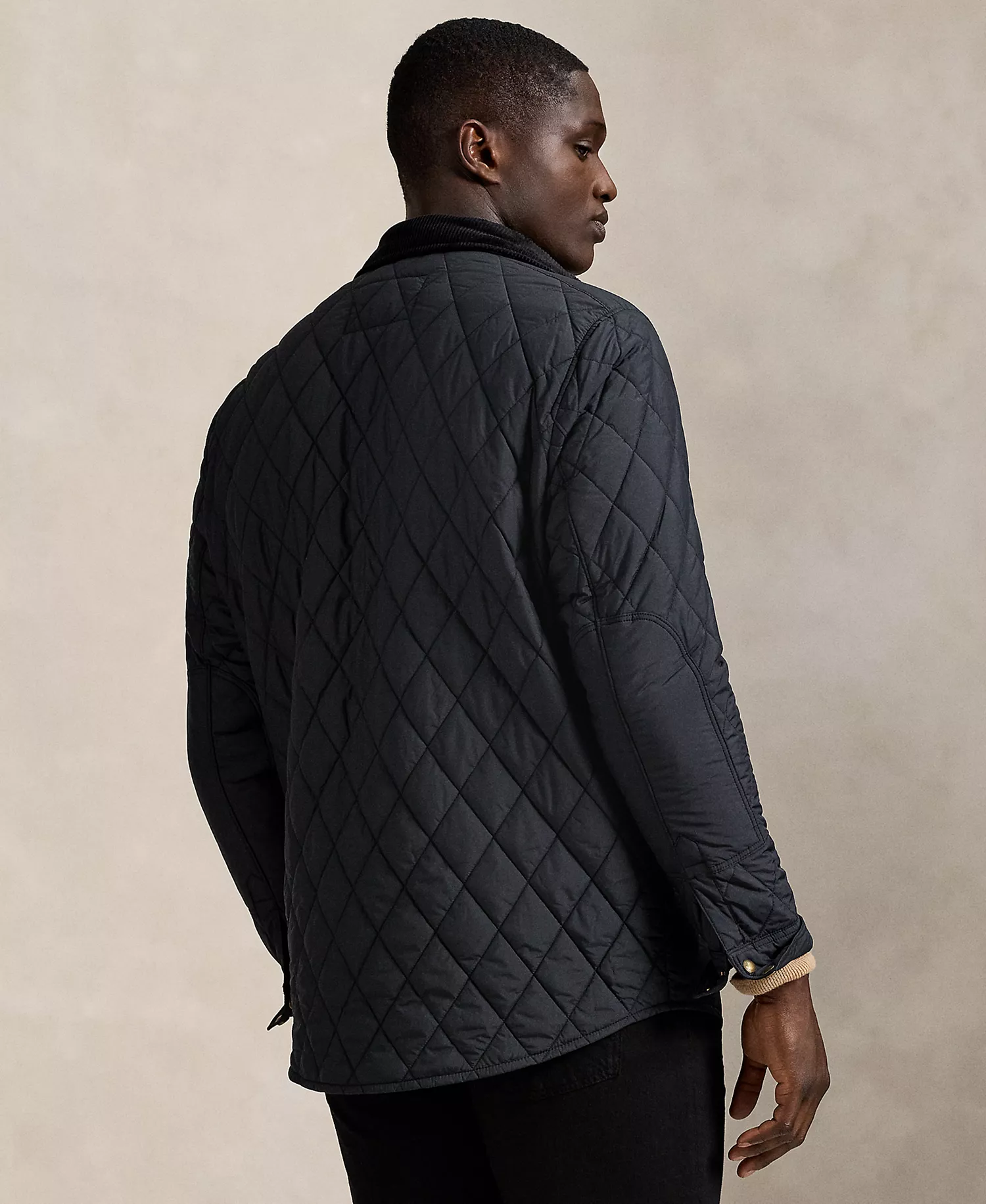 Men's Big & Tall Beaton Quilted Snap-Front Jacket - Polo Black - 3XLT