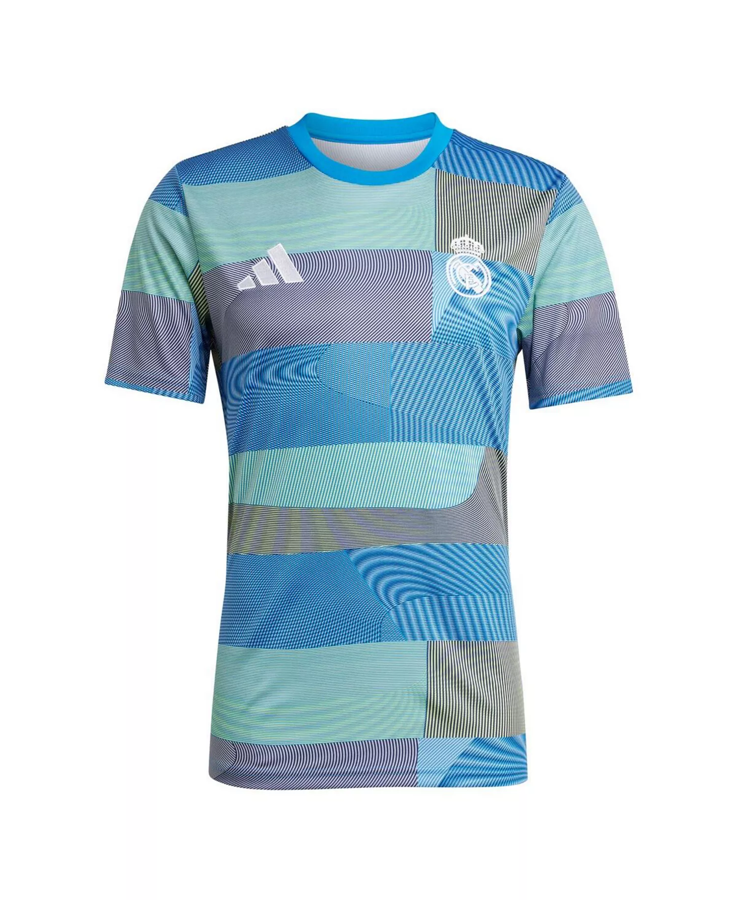 Men's Blue Real Madrid 2025/26 AEROREADY Pre-Match Jersey - Blue - 2XL