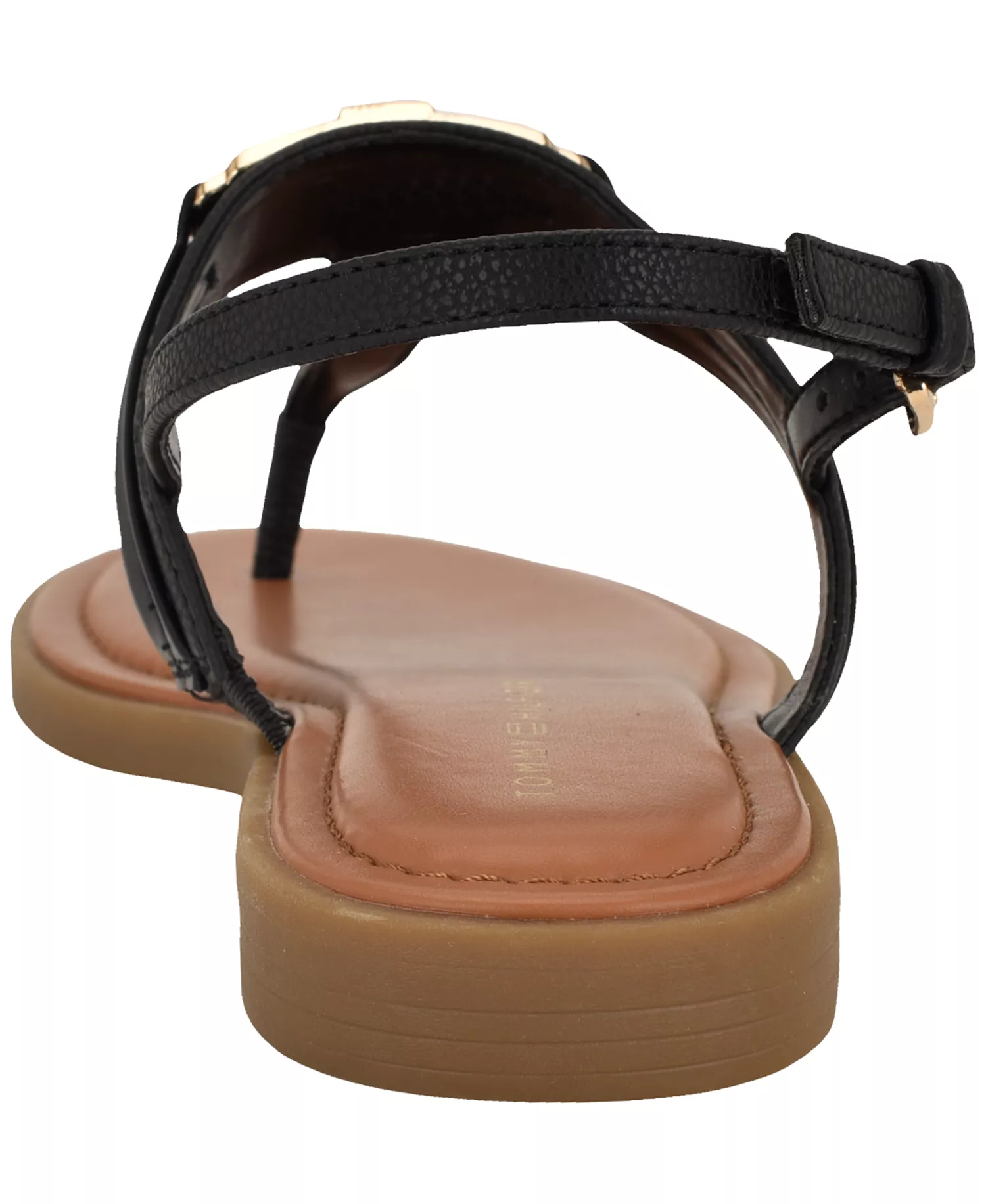 Women's Cruman Flat Thong Sandal - Black - 10M