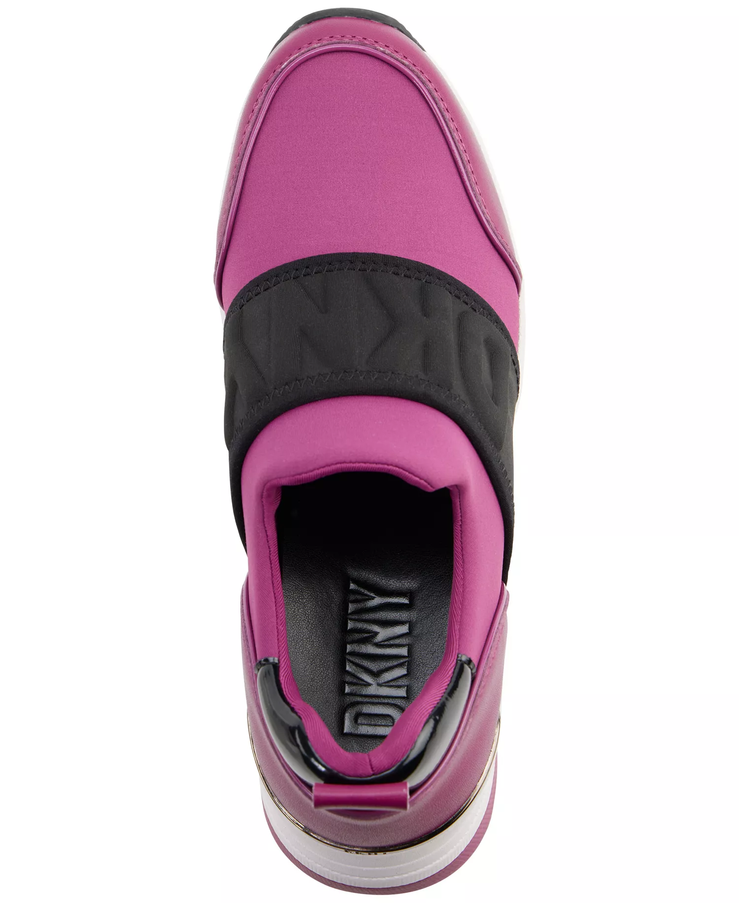 Women's Kamryn Slip-On Logo Wedge Sneakers - Berry/ Black - 11M