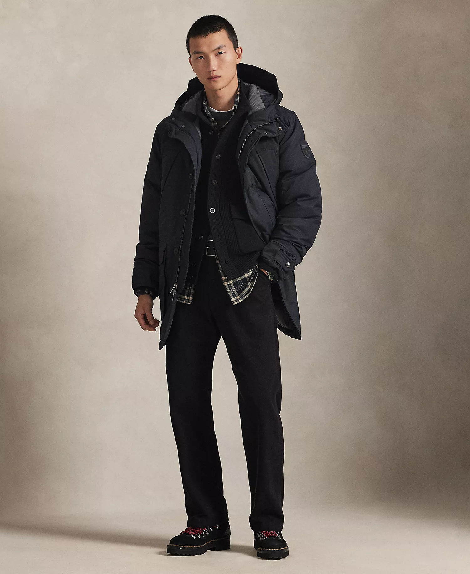 Men's Lennox Parka Jacket - Collection Navy - L