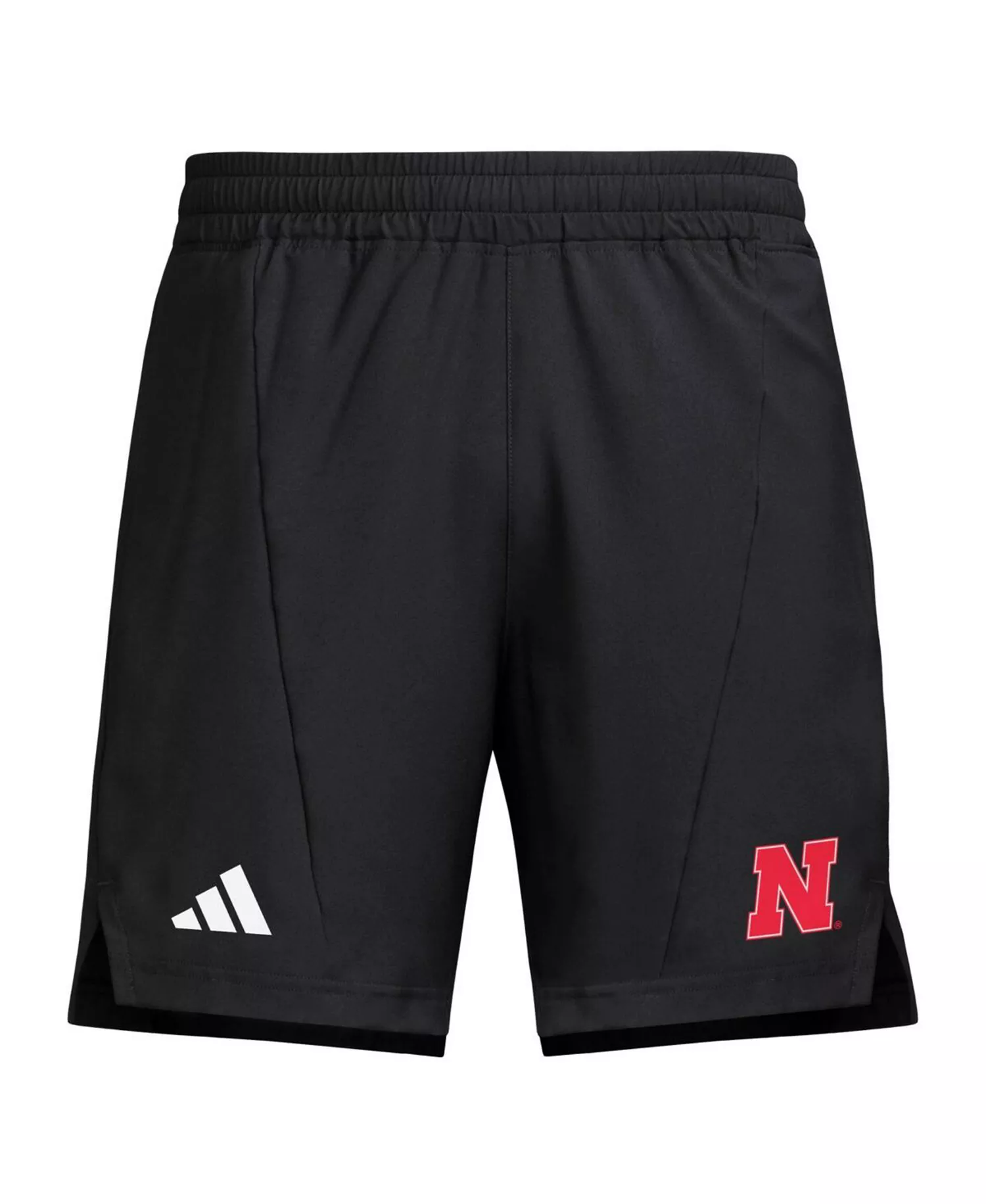 Men's Black Nebraska Huskers Program Woven Training Shorts - Black - M
